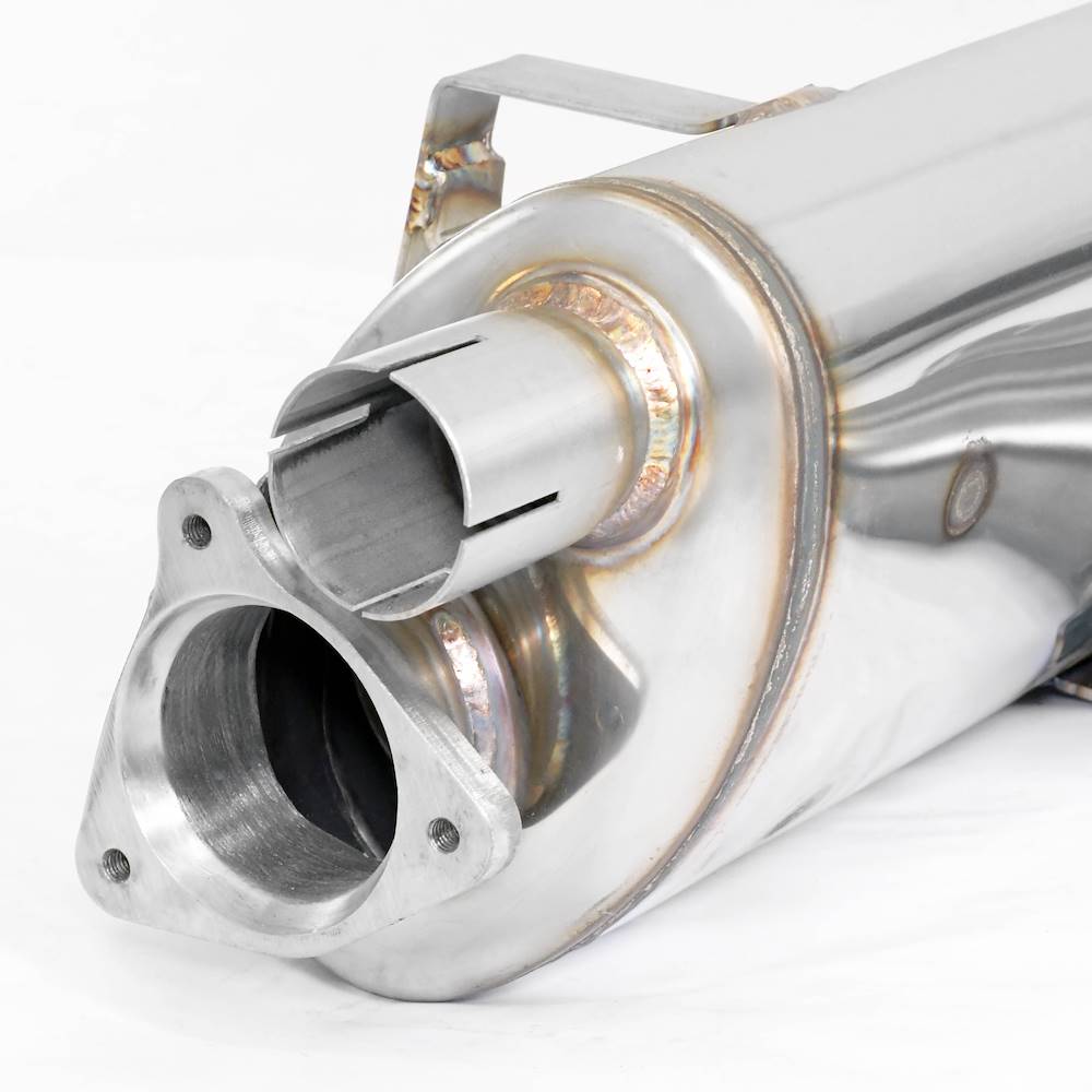 Rear exhaust OO 100 Gun Metal Grey