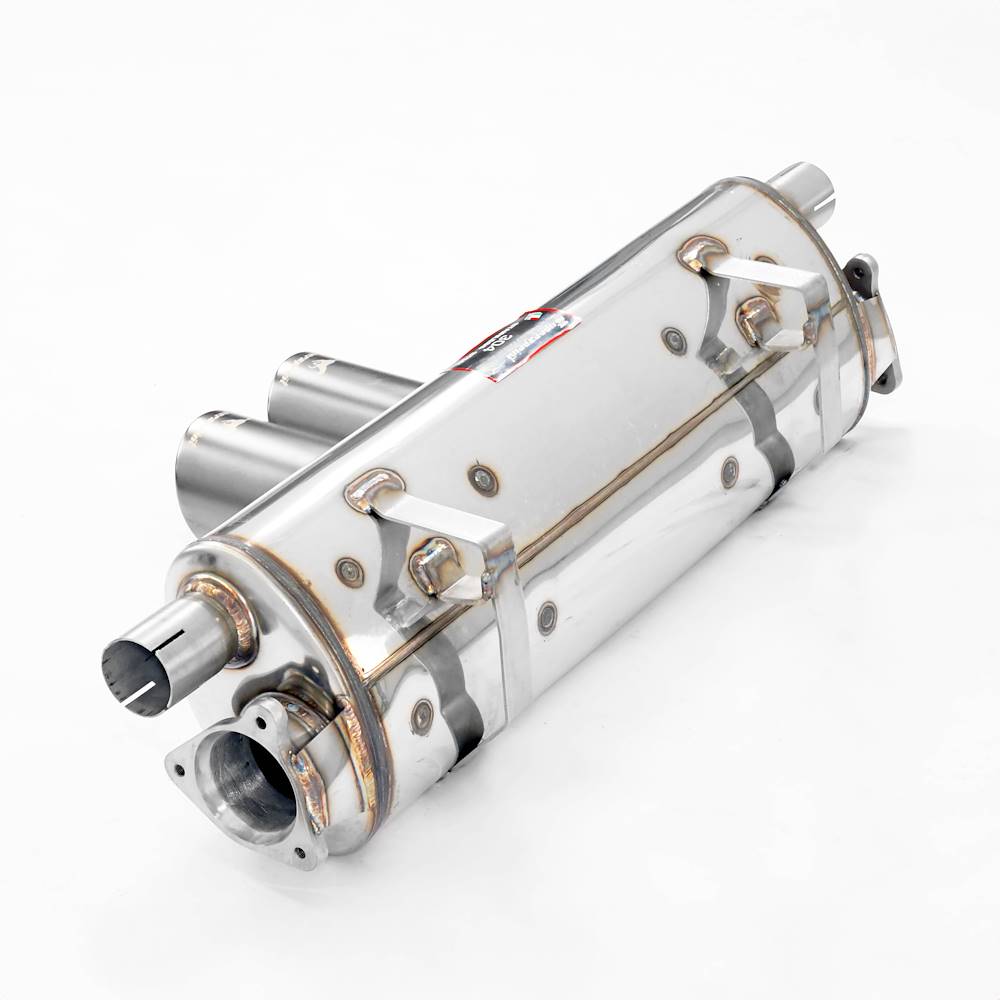 Rear exhaust OO 100 Gun Metal Grey