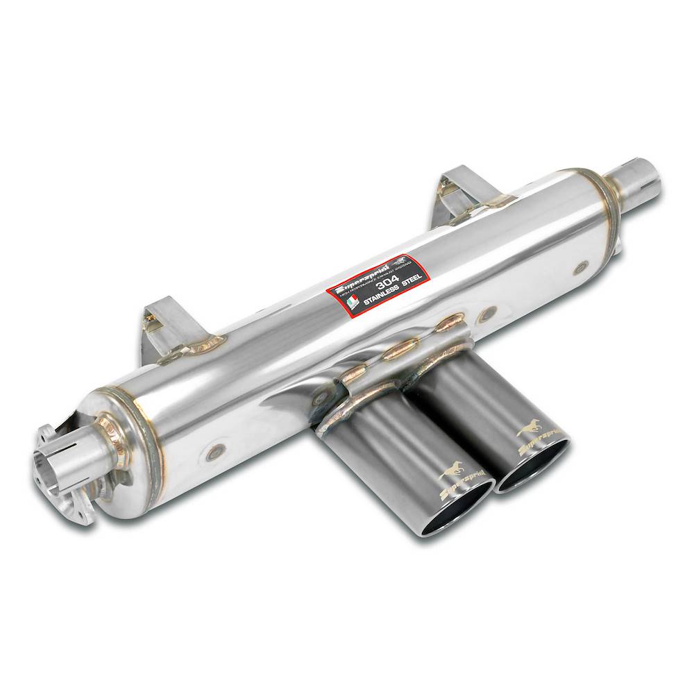 Rear exhaust OO 100 Gun Metal Grey