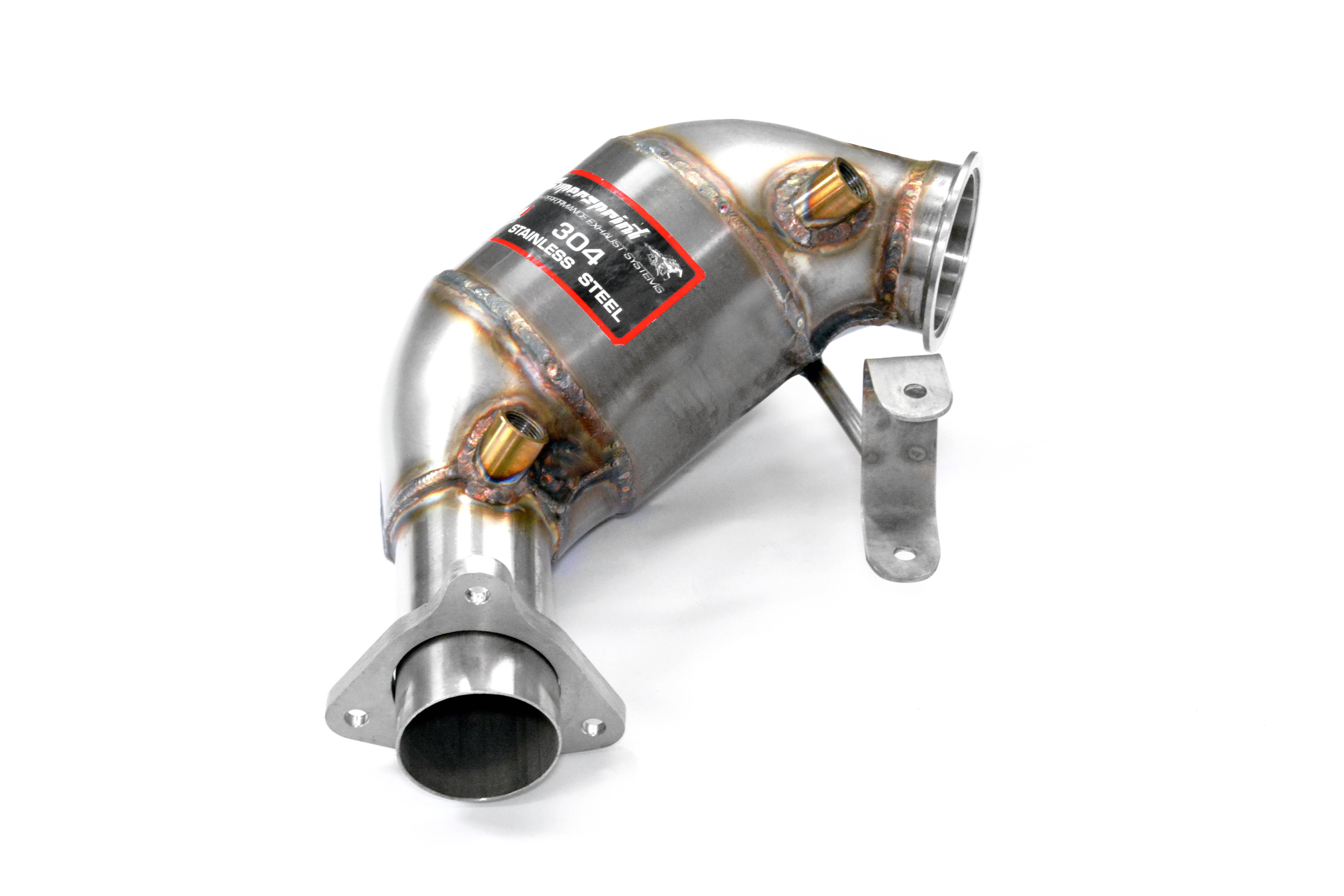 Front Metallic catalytic converter Right - Left 100 CPSI  