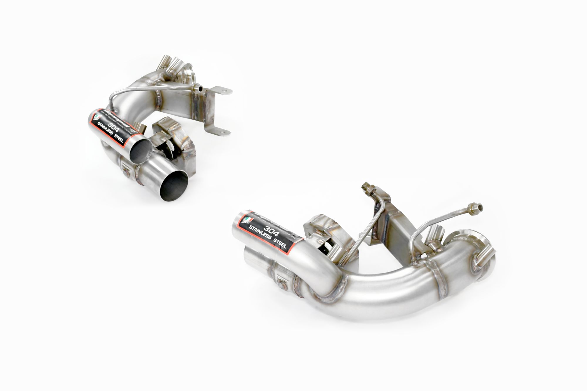 Front pipes kit Right - Left (Replaces catalytic converter + GPF) with valve