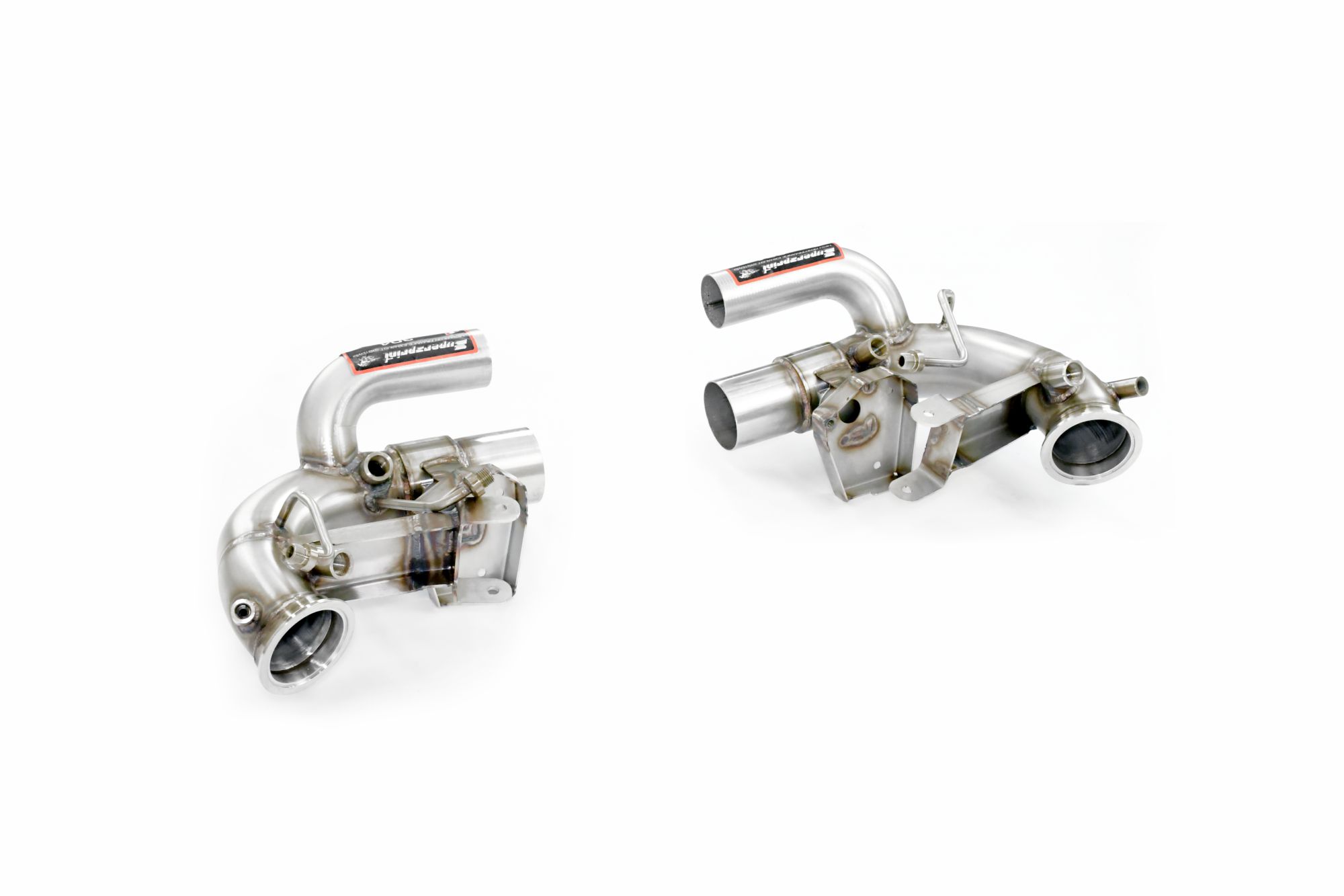 Front pipes kit Right - Left (Replaces catalytic converter + GPF) with valve