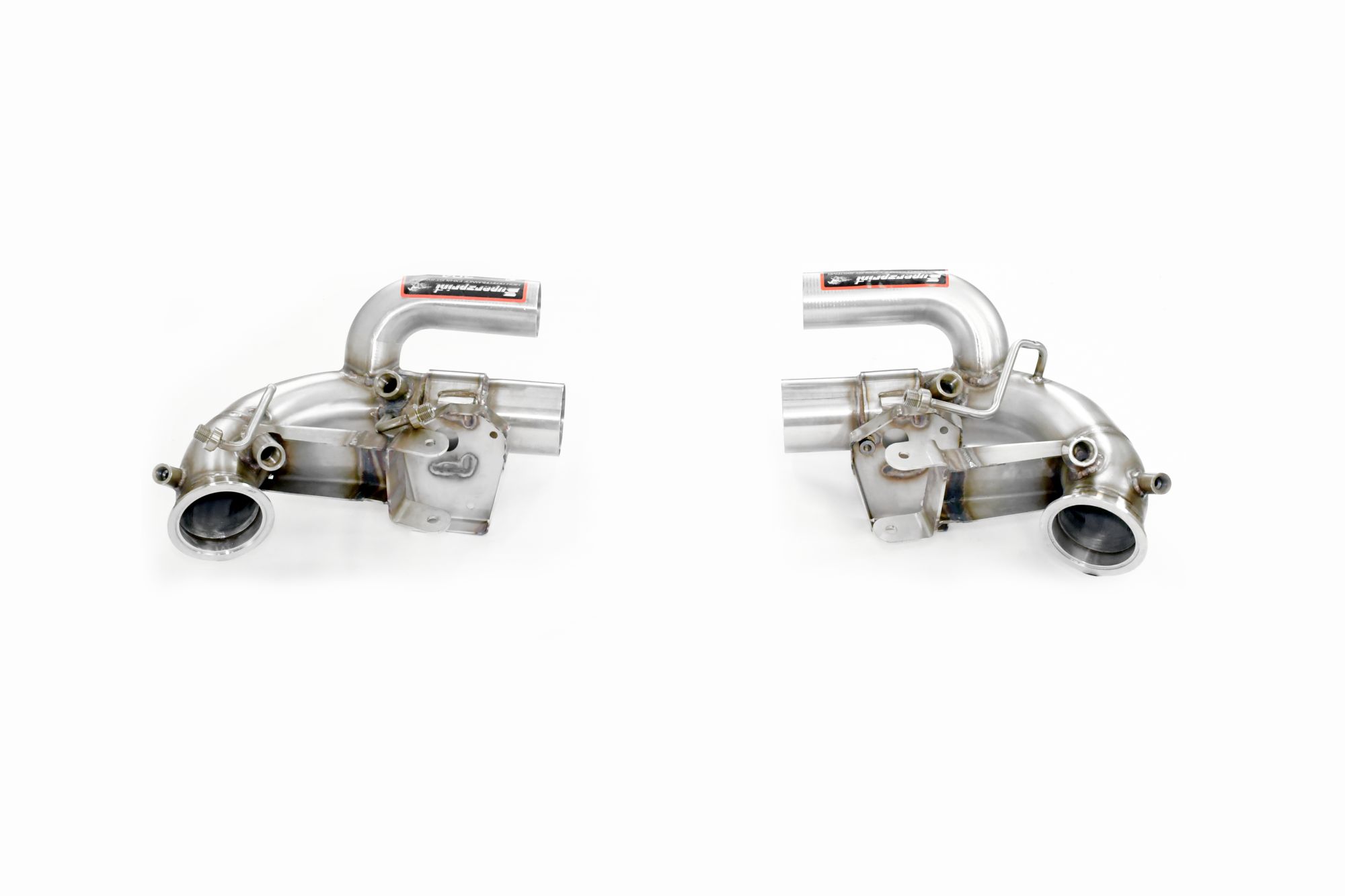 Front pipes kit Right - Left (Replaces catalytic converter + GPF) with valve