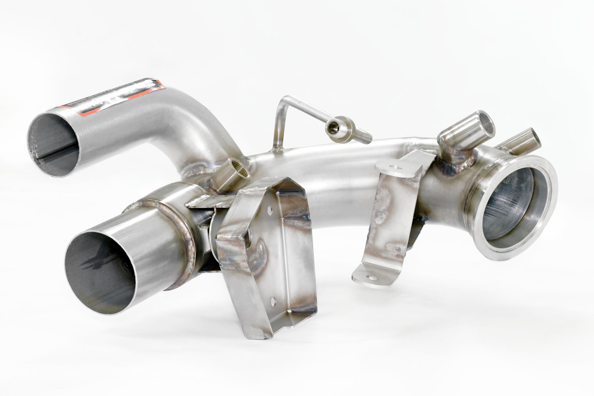 Front pipes kit Right - Left (Replaces catalytic converter + GPF) with valve