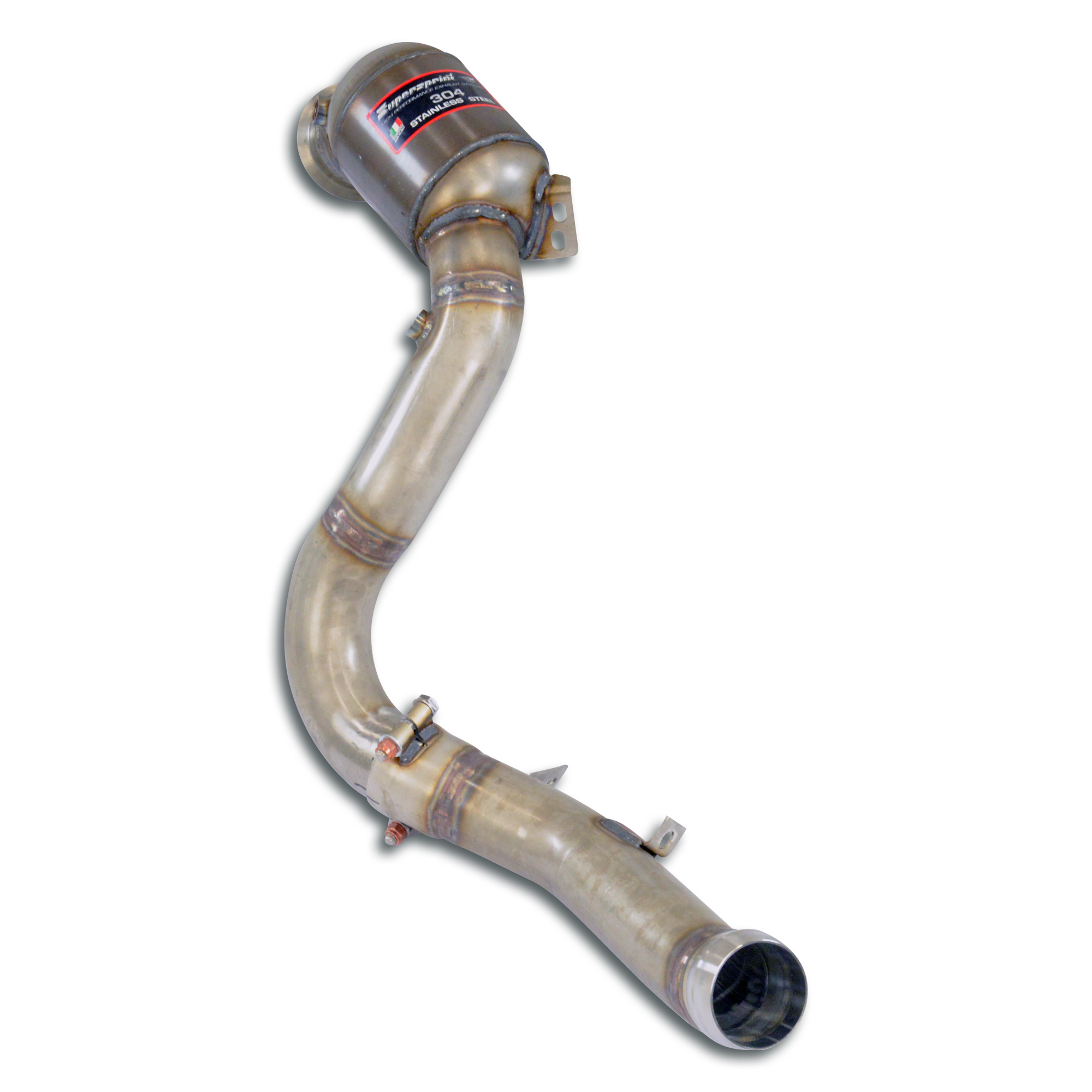 Downpipe Sinistro + pre-catalizzatore metallico Elimina catalizzatore secondario (RHD - LHD)