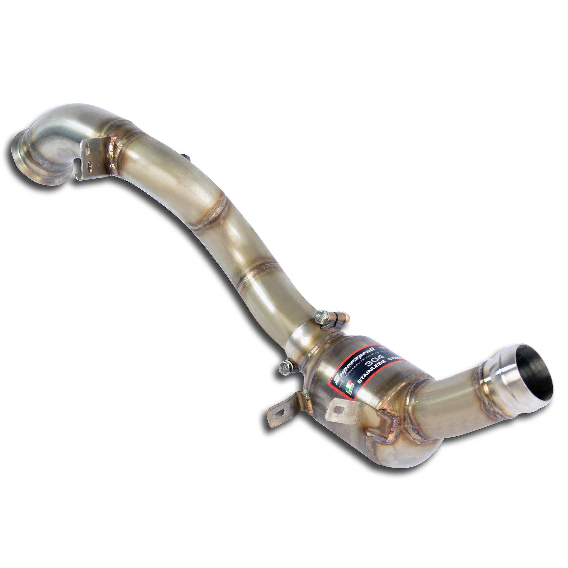 Downpipe Destro + catalizzatore metallico Elimina catalizzatore primario (RHD - LHD)