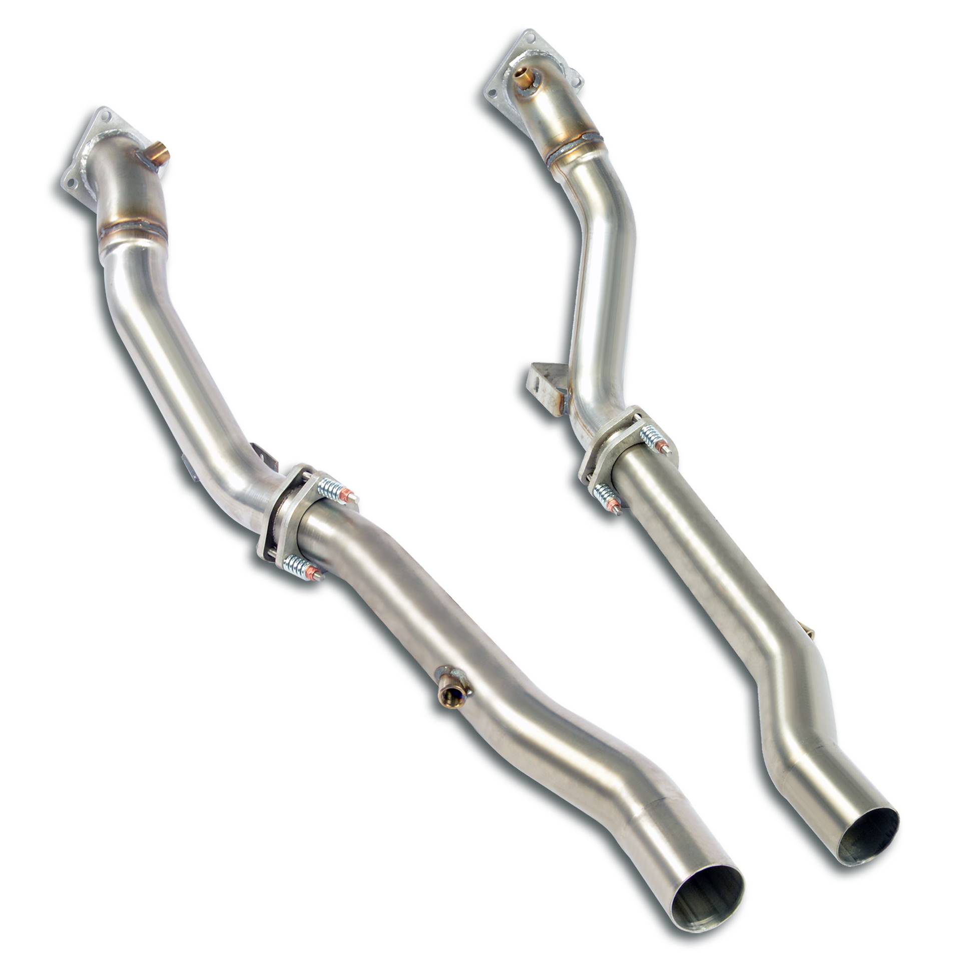 Downpipe kit Right + Left (Replaces catalytic converter)