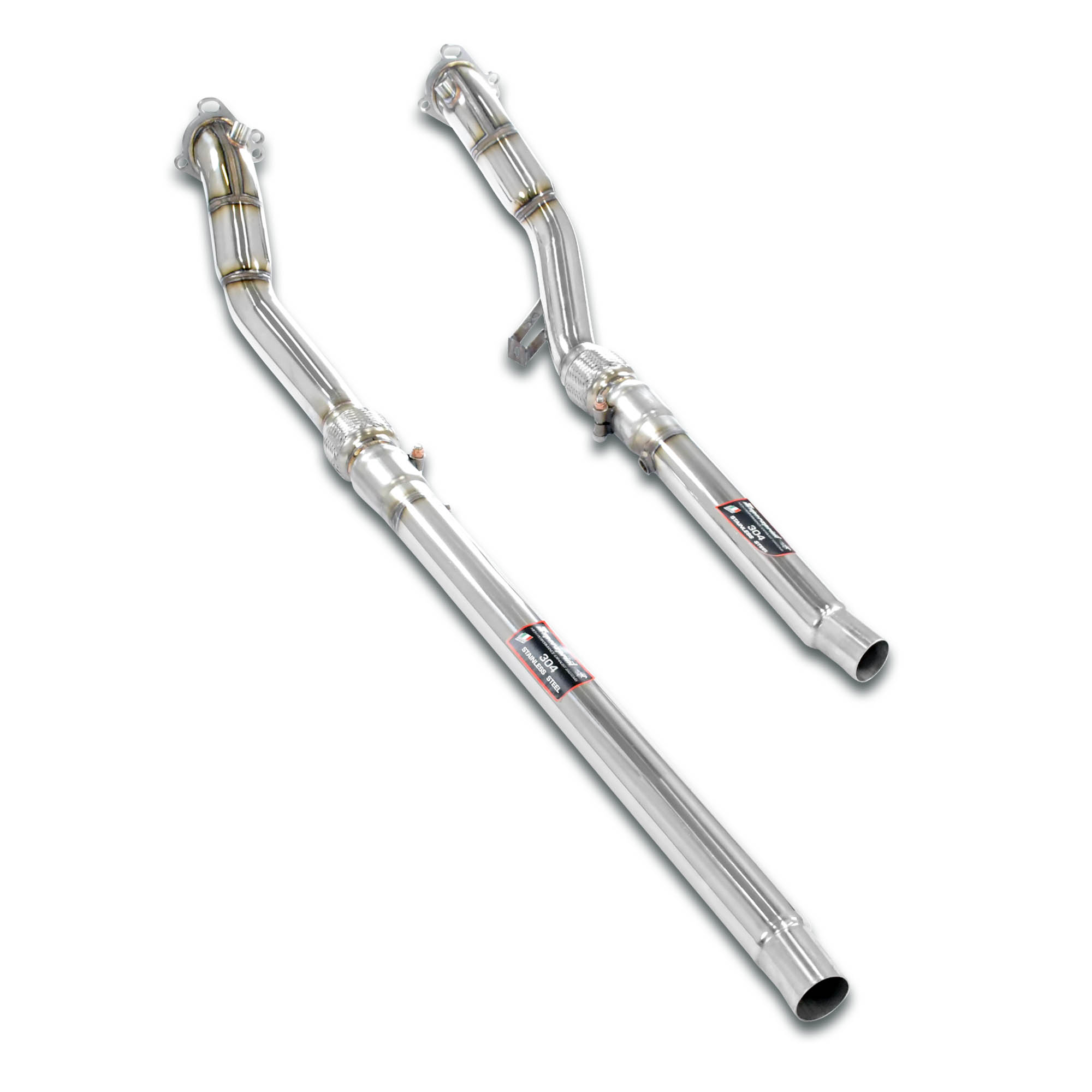 Downpipe Rechts + Links (Für Katalysator Ersatz) 