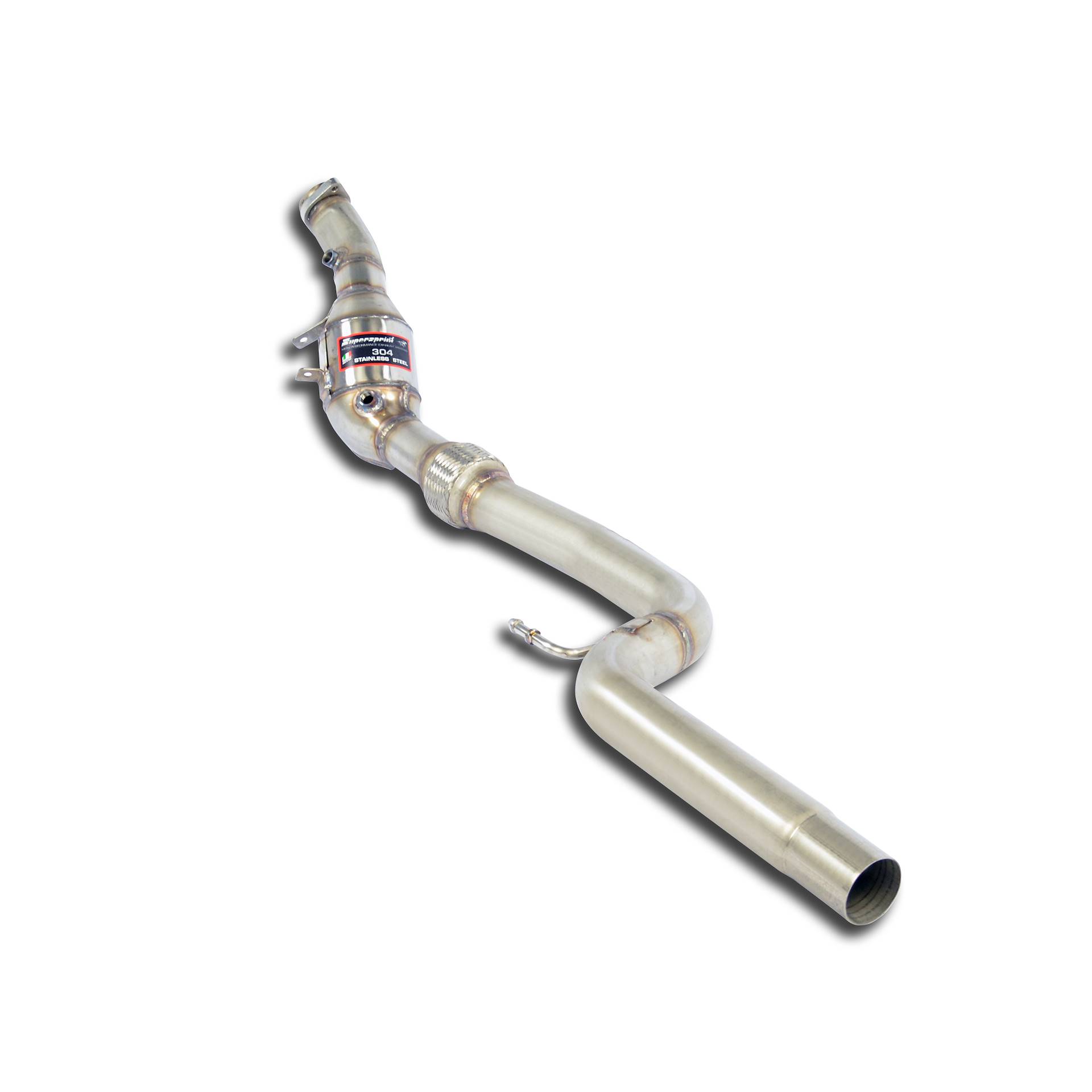 Downpipe Right with Metallic catalytic converter