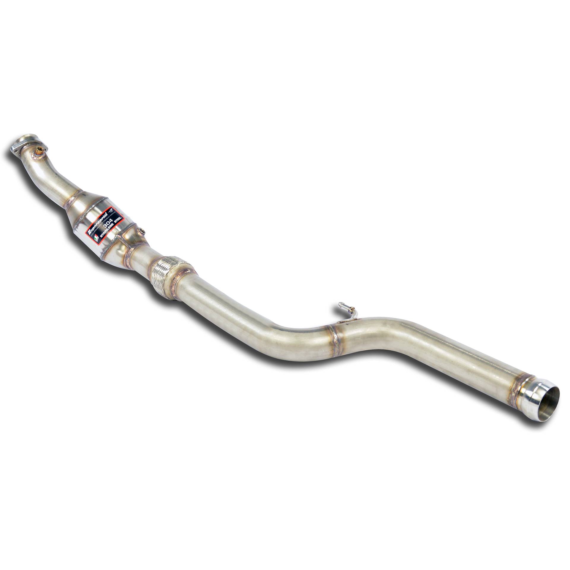 Downpipe Sinistro + catalizzatore metallico