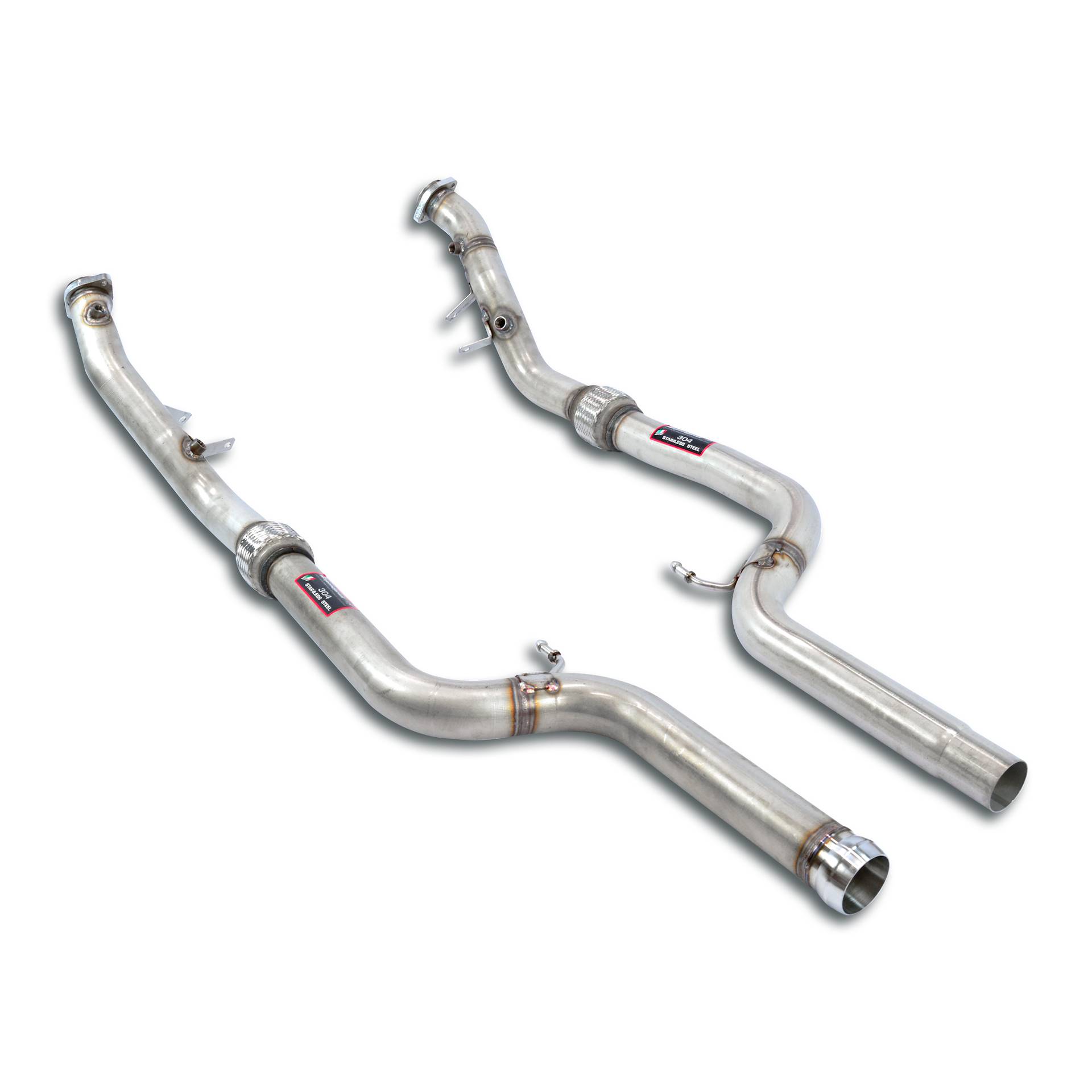 Downpipe Kit Rechts + Links (Katalysator-Entfall)