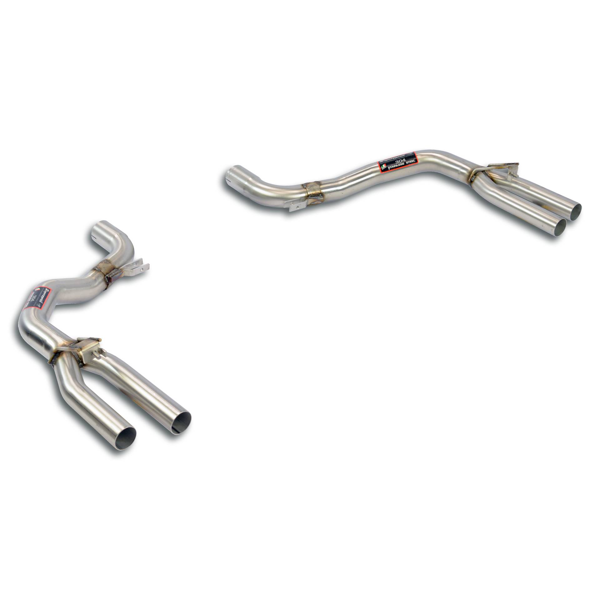 Rear pipe kit Right - Left (Muffler delete)