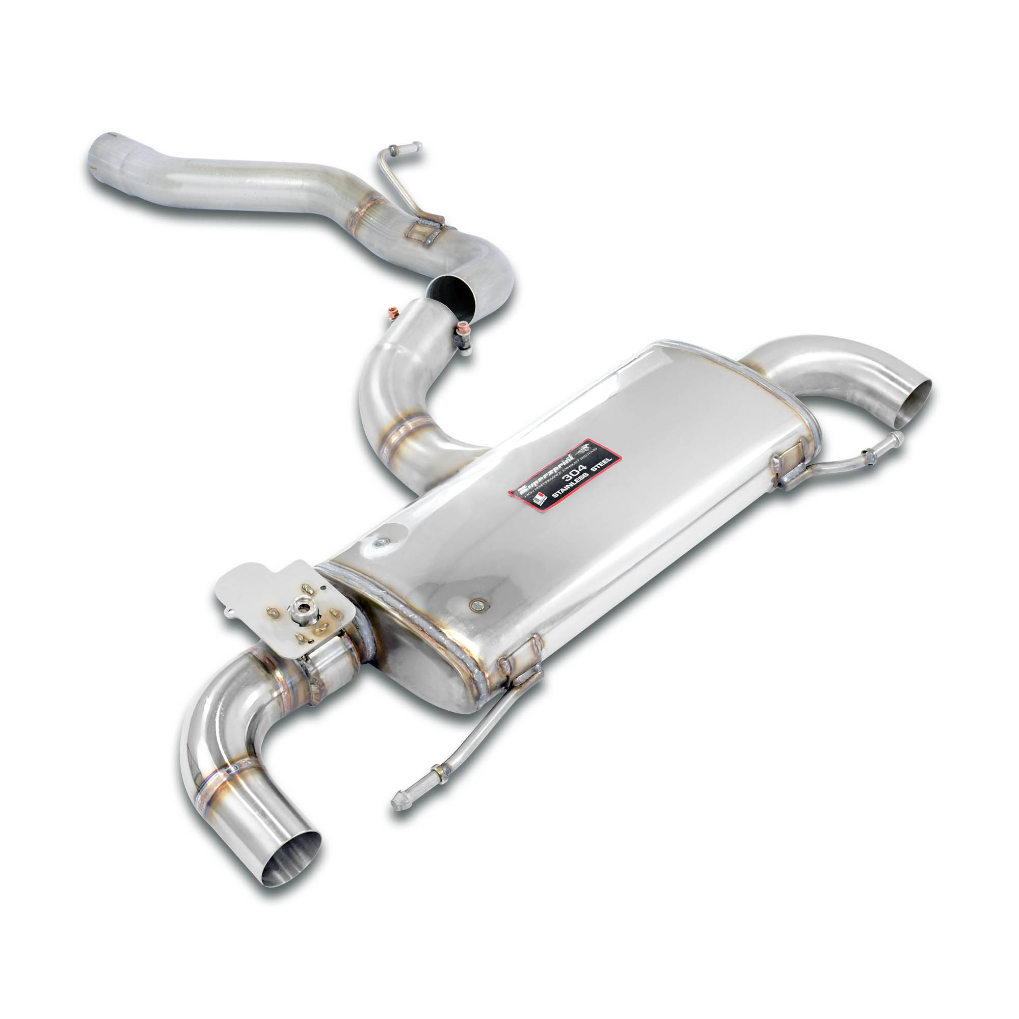 Rear exhaust with valve