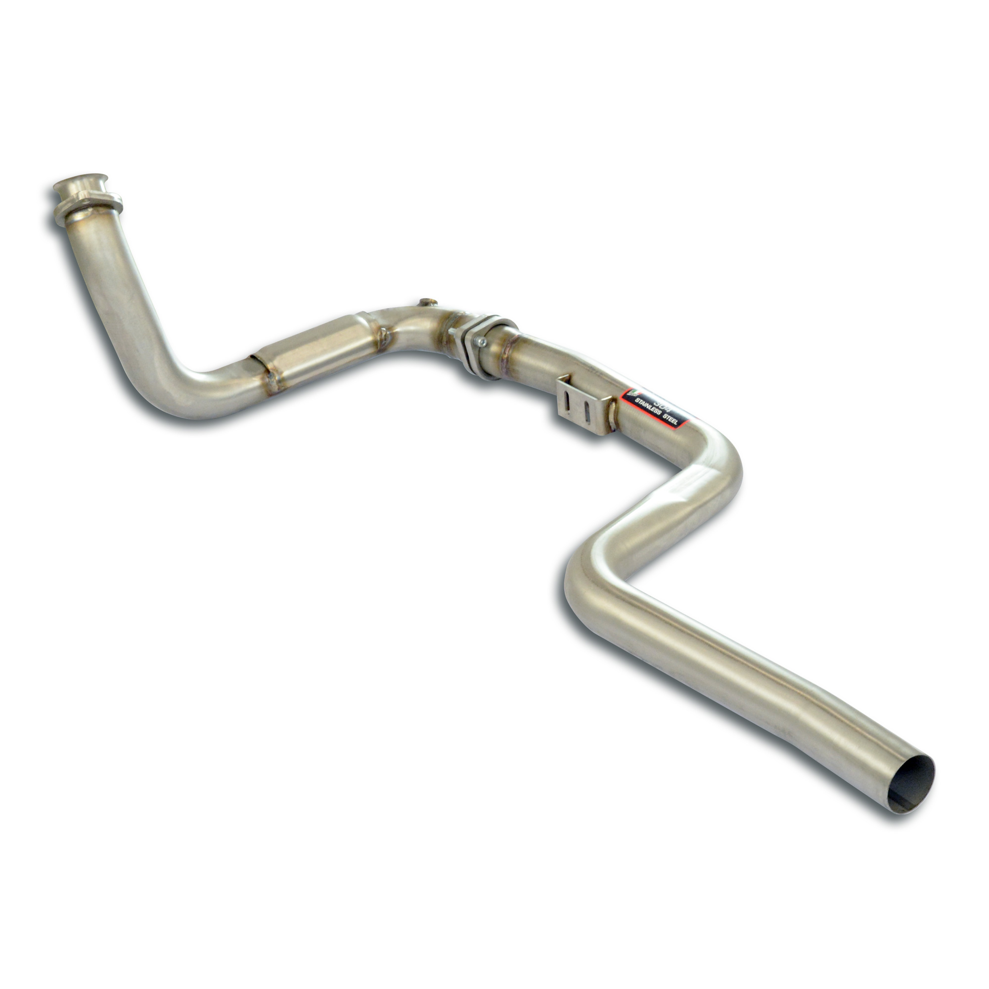 Downpipe Left + front pipe (Deletes catalytic)