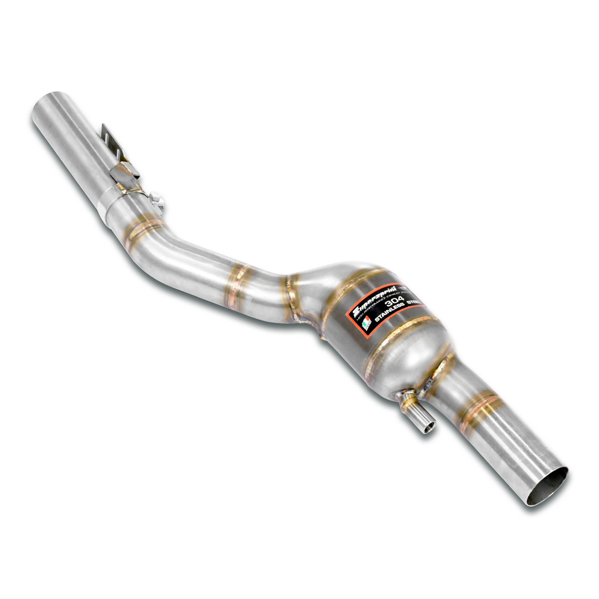 Anteriore con catalizzatore metallico Sinistro