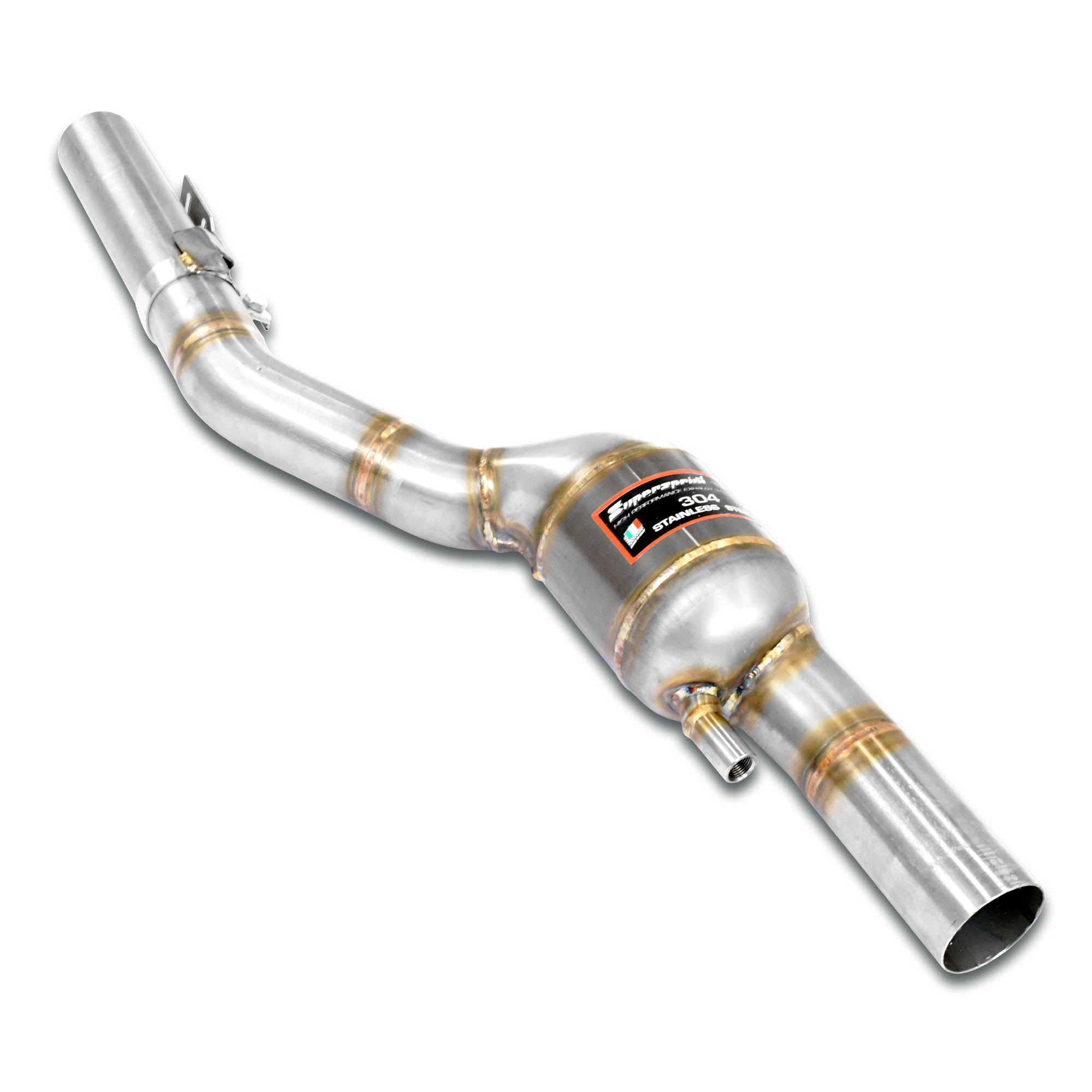 Front metallic catalytic Left