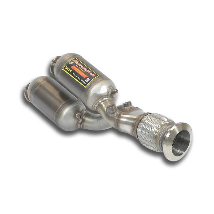 Y-Pipe Rechts mit Sport Metallkatalysator