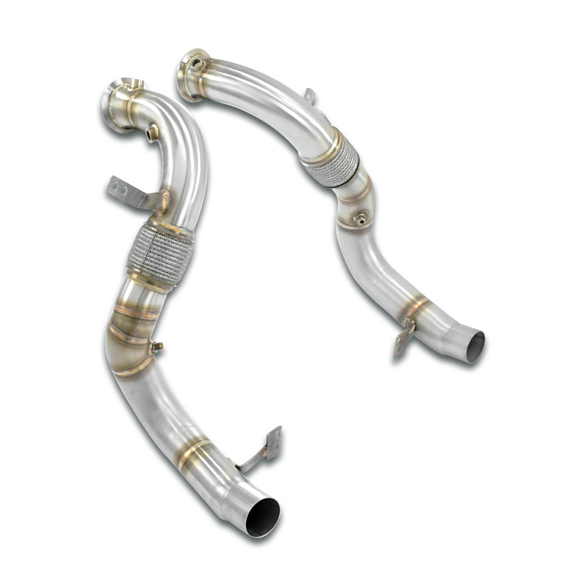 Turbo downpipe kit Right - Left  (Replaces catalytic converter) Accepts the stock Cat.-Back system