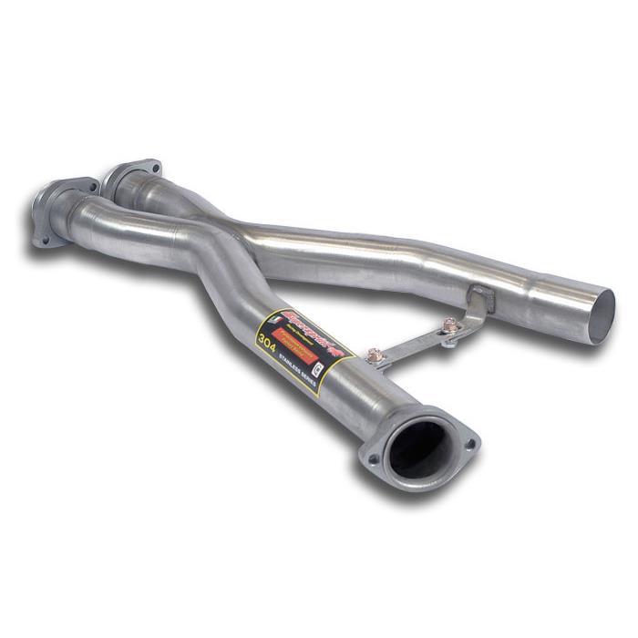 X-Pipe kit replaces OEM centre exhaust