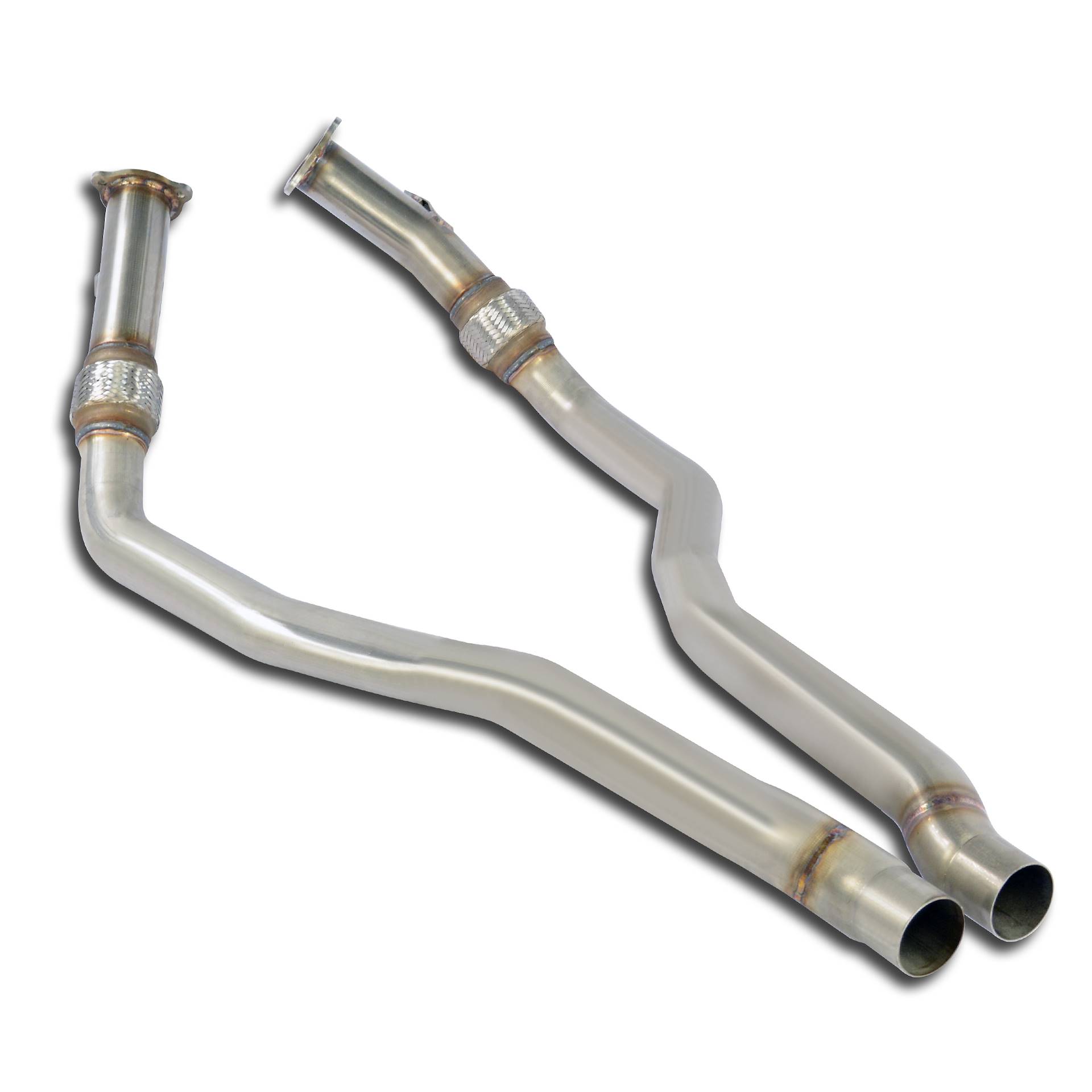 Front pipe kit Right - Left (Replaces OEM front exhaust)