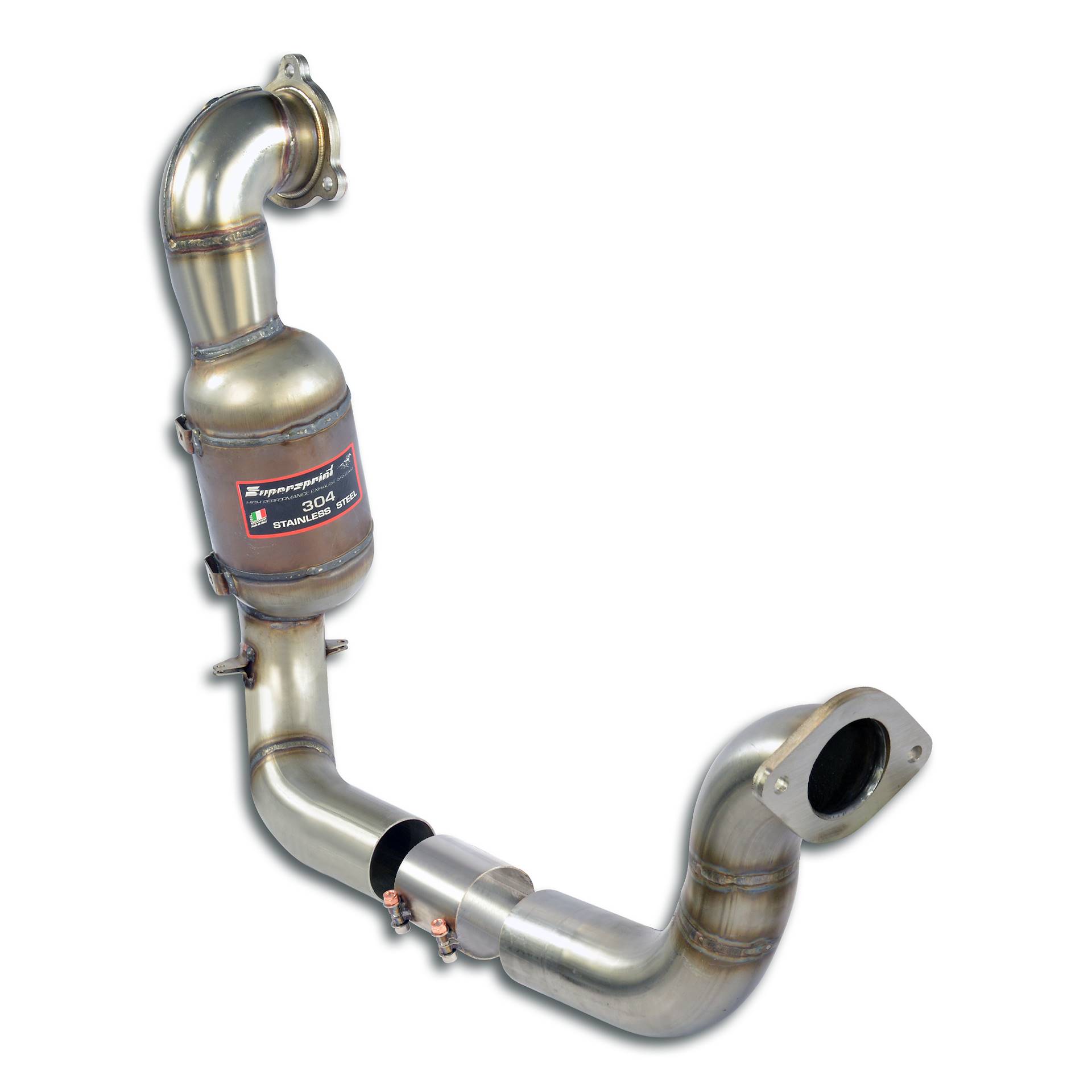 Downpipe + Catalizzatore metallico 100CPSI