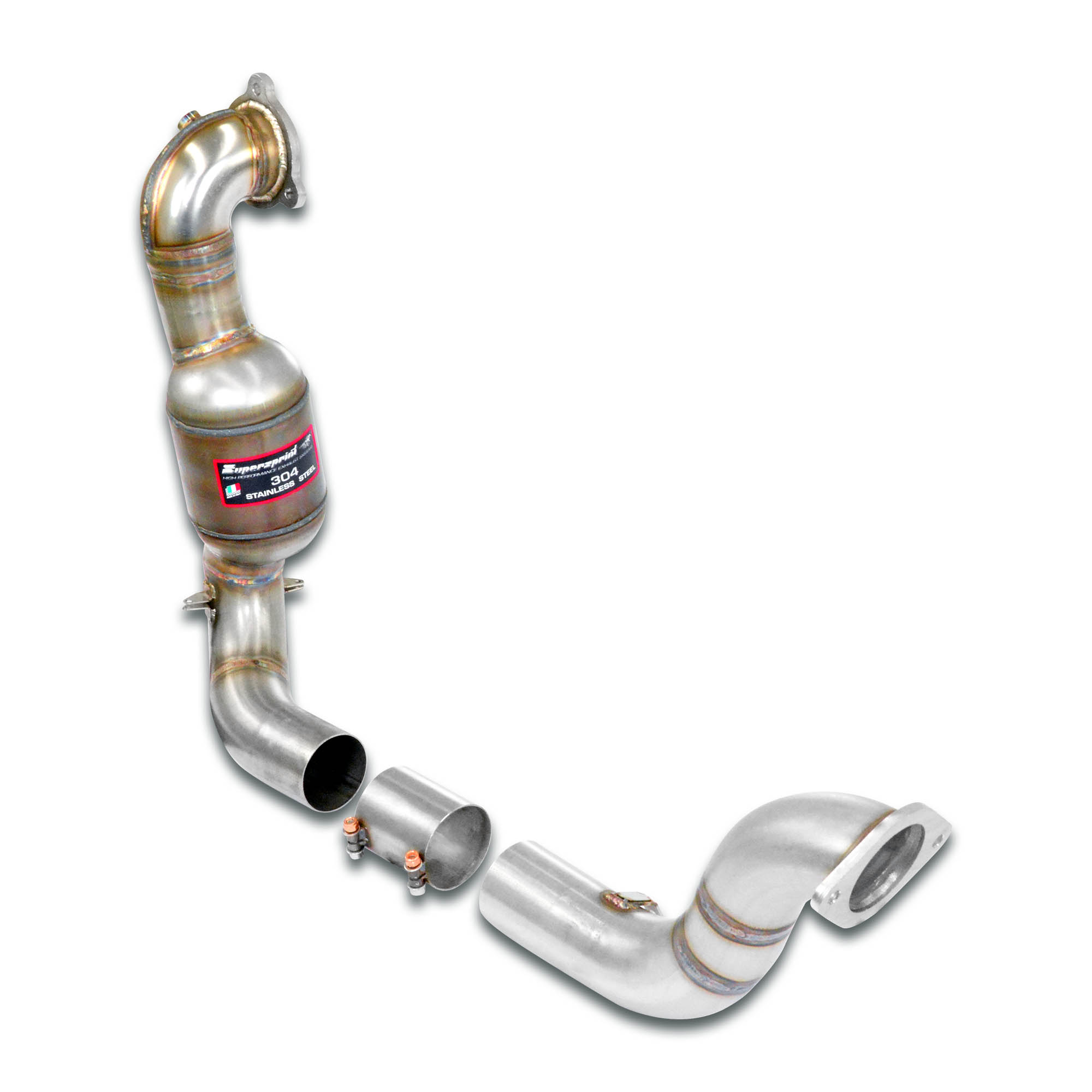 Downpipe + Catalizzatore metallico 200CPSI