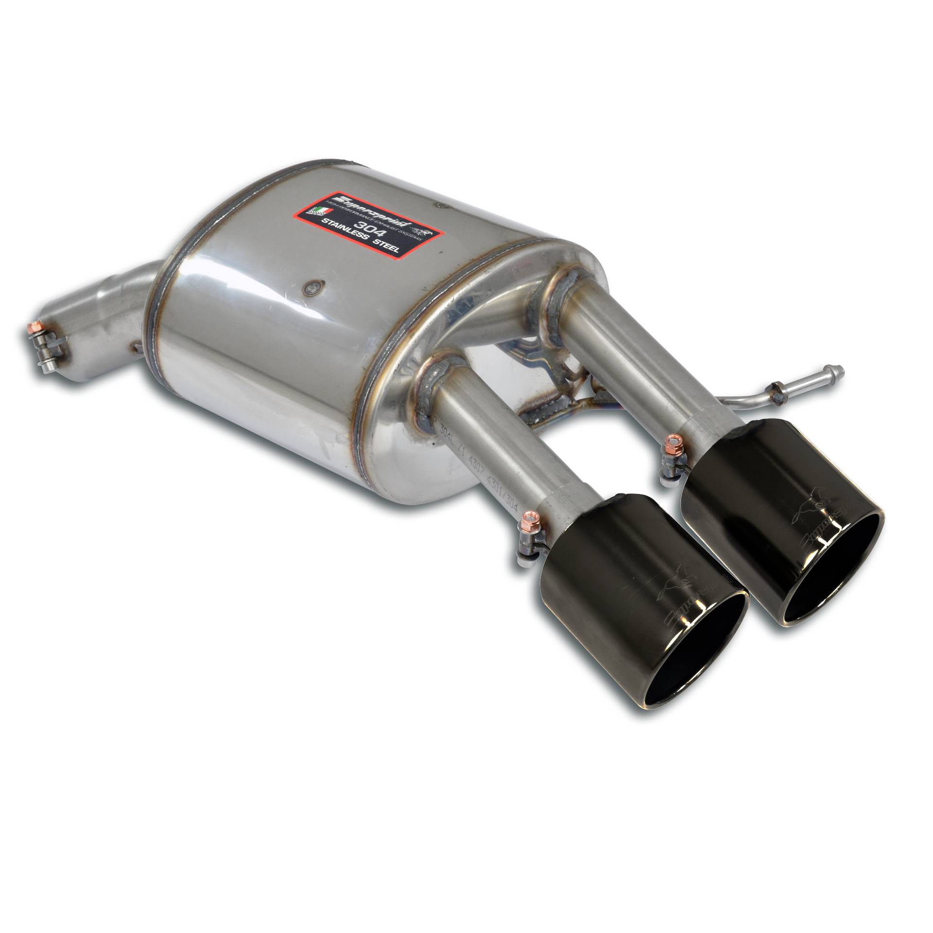 Rear exhaust Right  F1 Race OO100 Gun Metal Grey