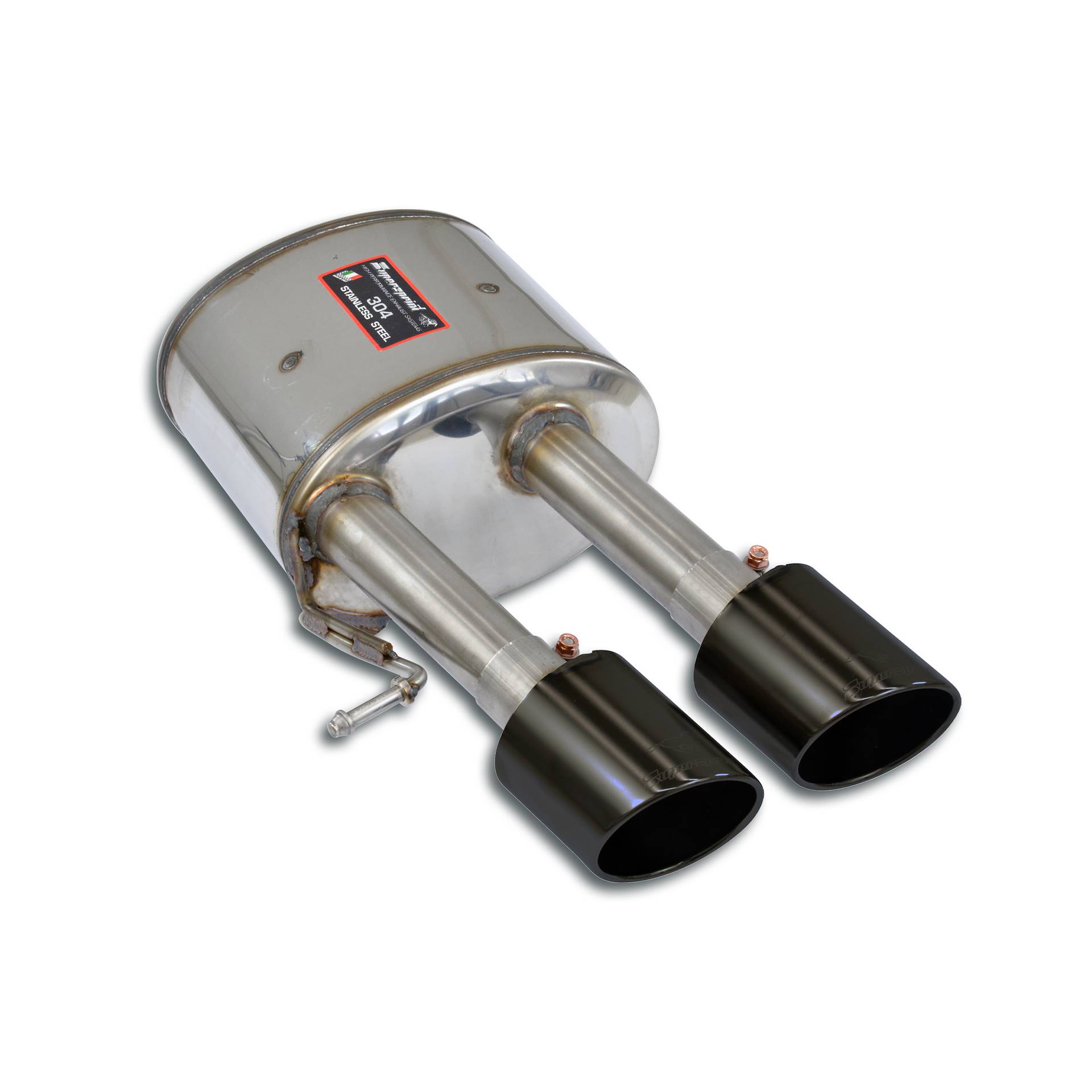 Rear exhaust Left F1 Race OO100 Gun Metal Grey