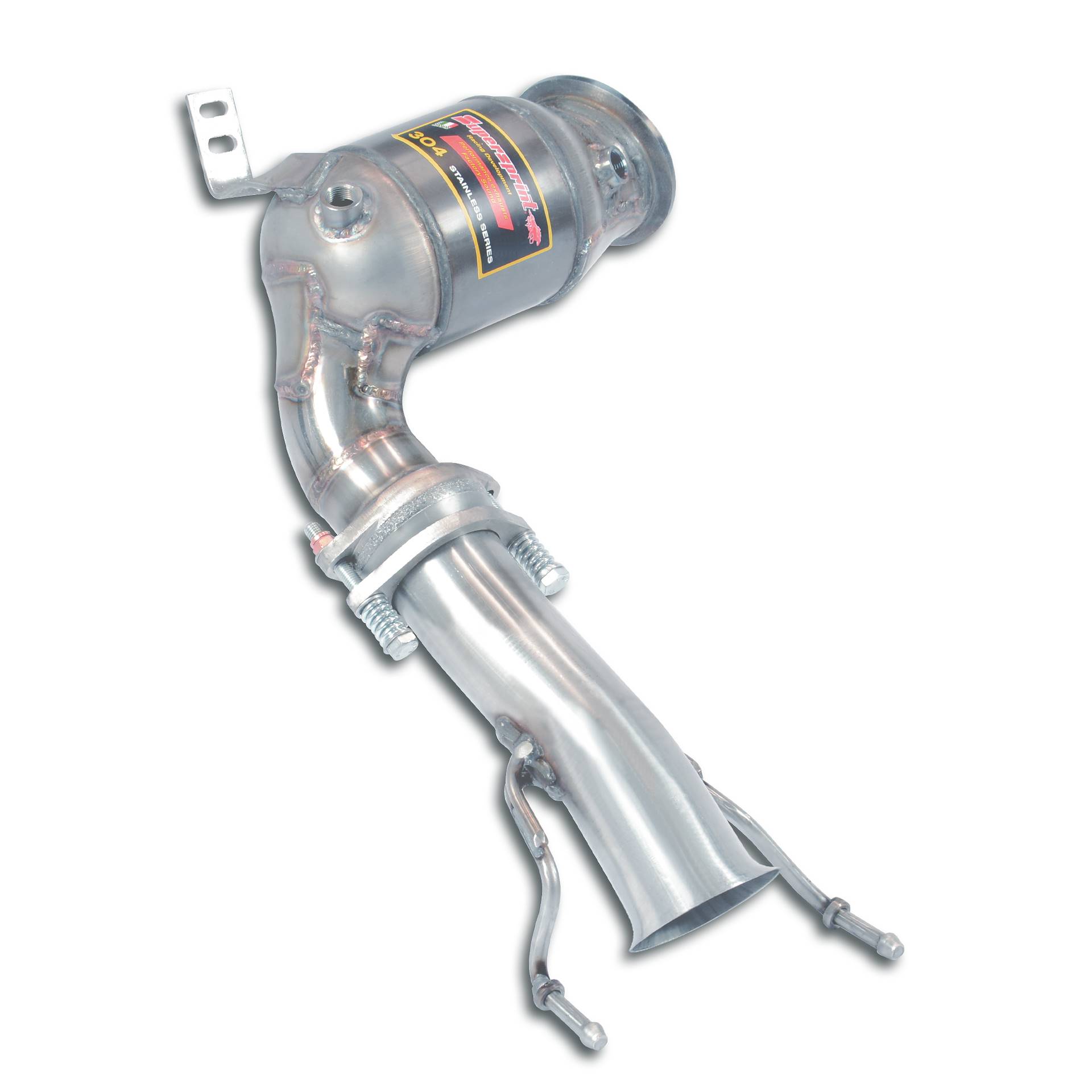 Turbo downpipe kit with Metallic catalytic