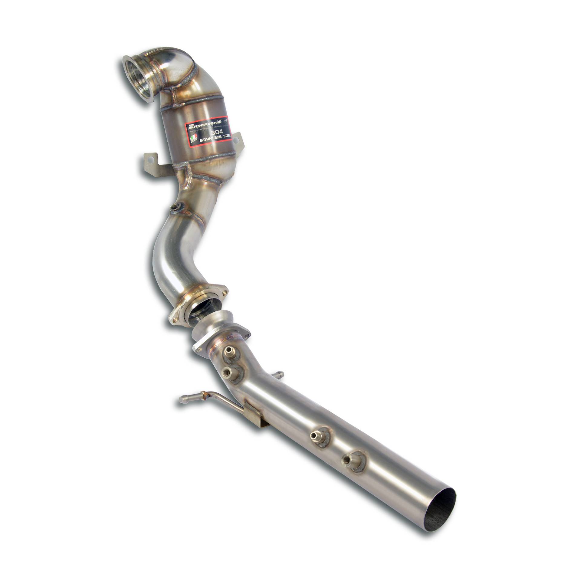 Turbo downpipe kit mit Sport Metallkatalysator WRC 100 CPSI (GPF-Entfall)