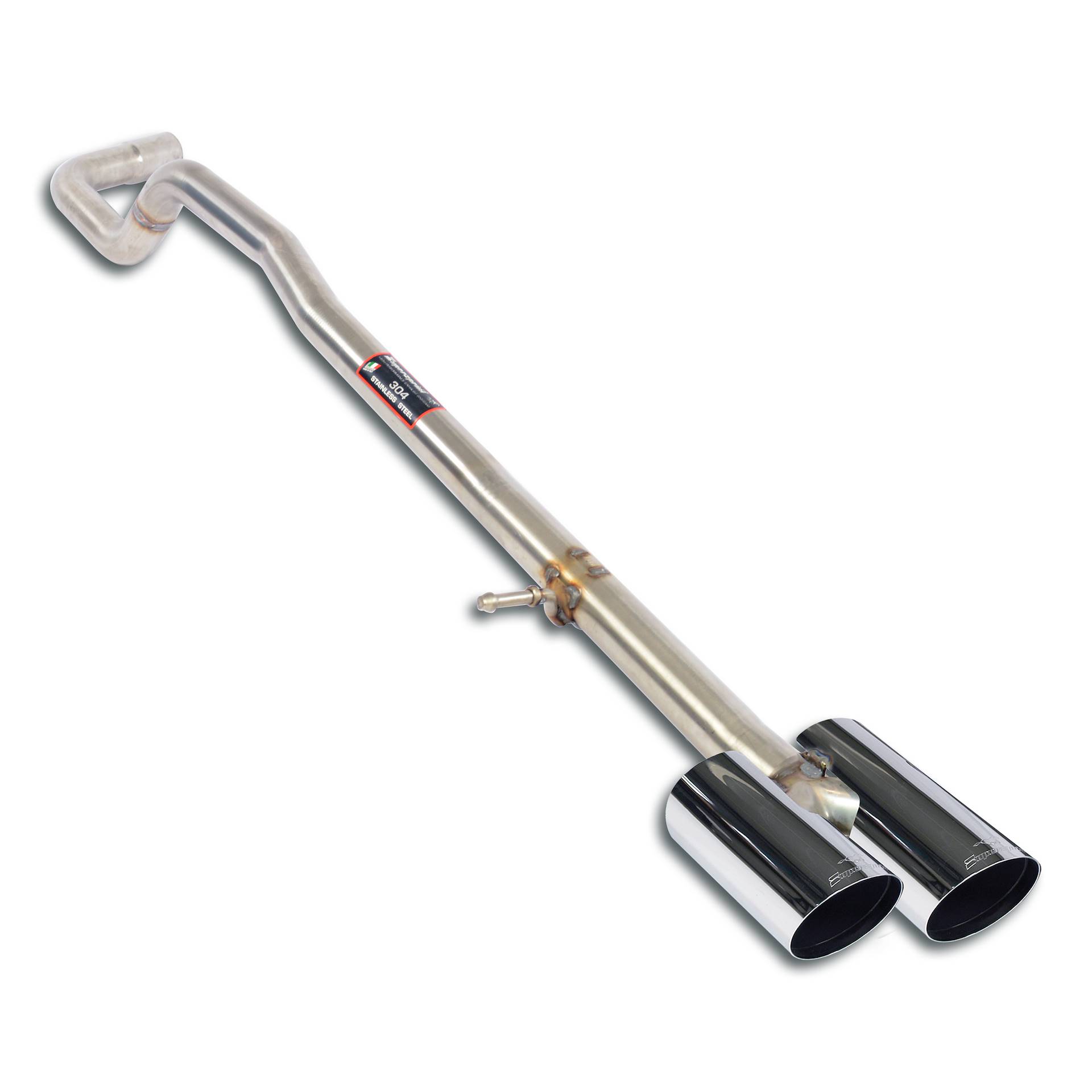 Rear pipe OO80 (Muffler delete)