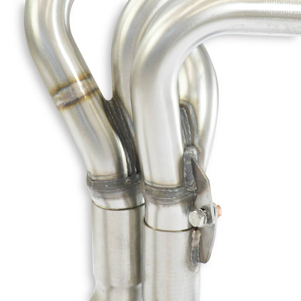 Collettore acciaio inox, per catalizzatore di serie