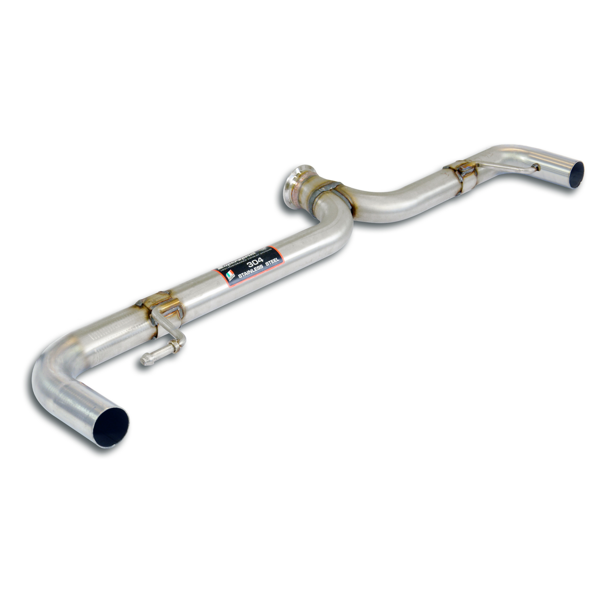 Rear exhaust Y-Pipe Right - Left (Muffler delete)