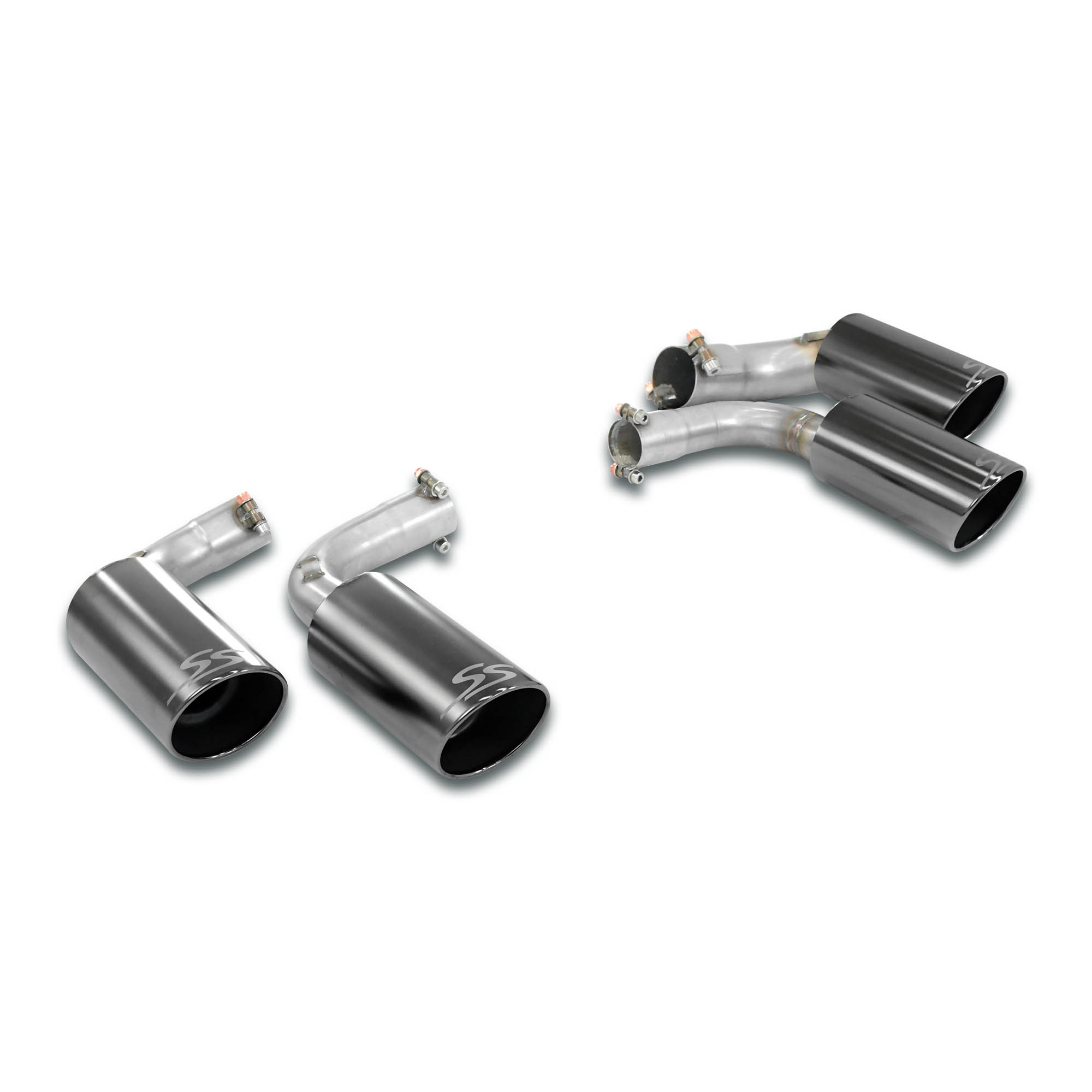 Endrohrsatz Rechts OO100 - Links OO100 Gun Metal Grey