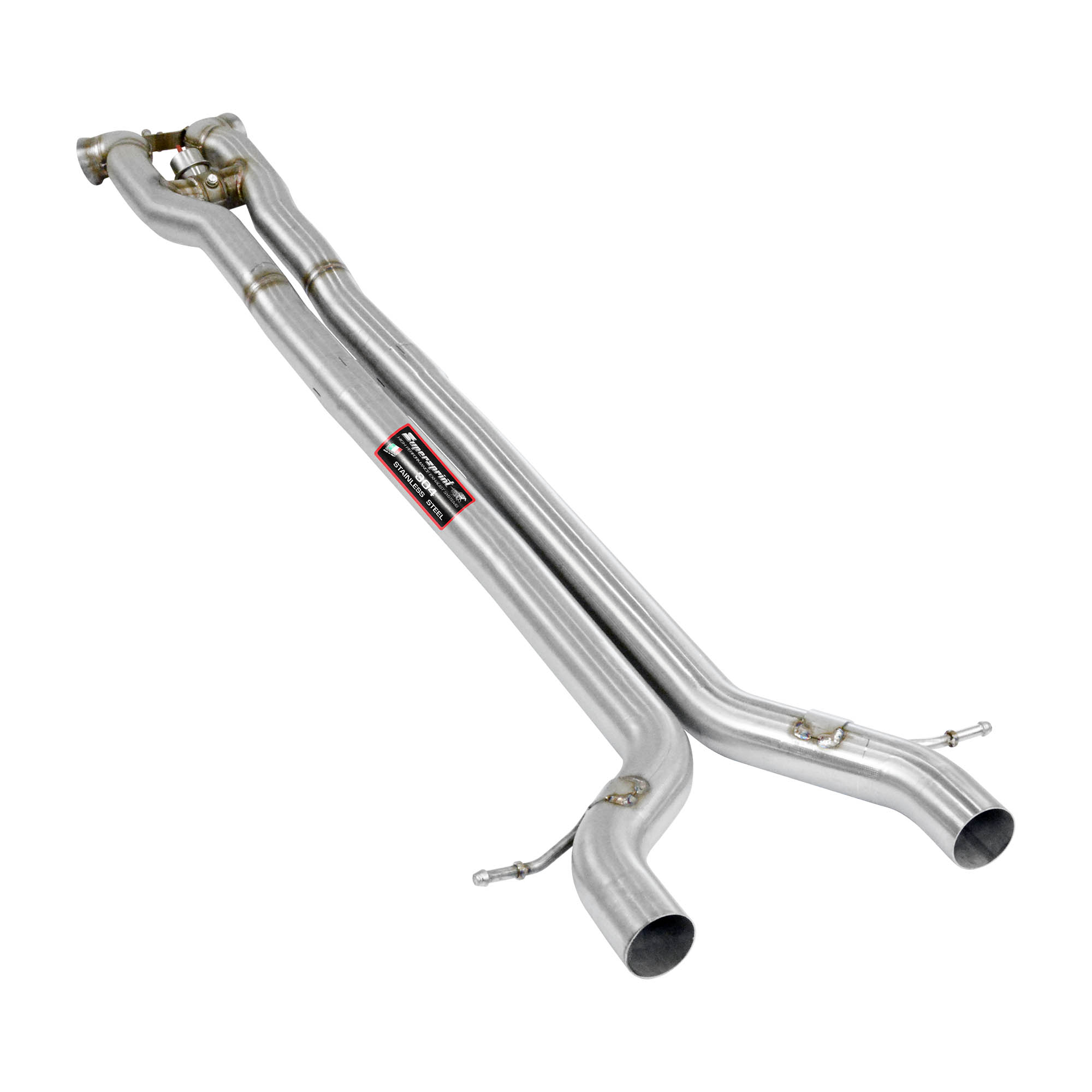 H-Pipe Mid Section mit Klappe