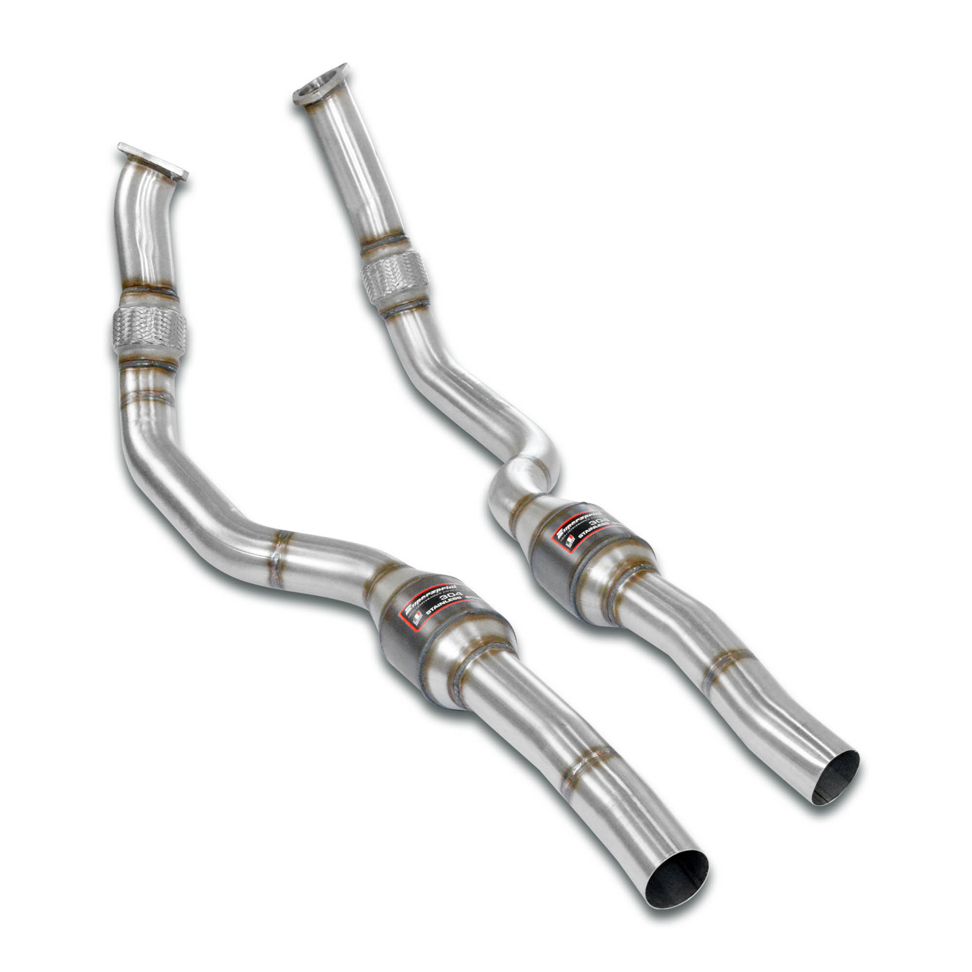 Front Metallic catalytic converter Right - Left