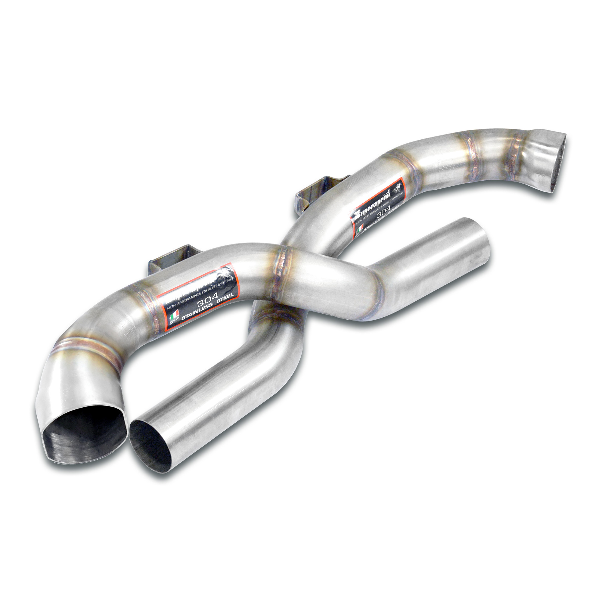 Rear pipe kit Right - Left (Muffler delete)