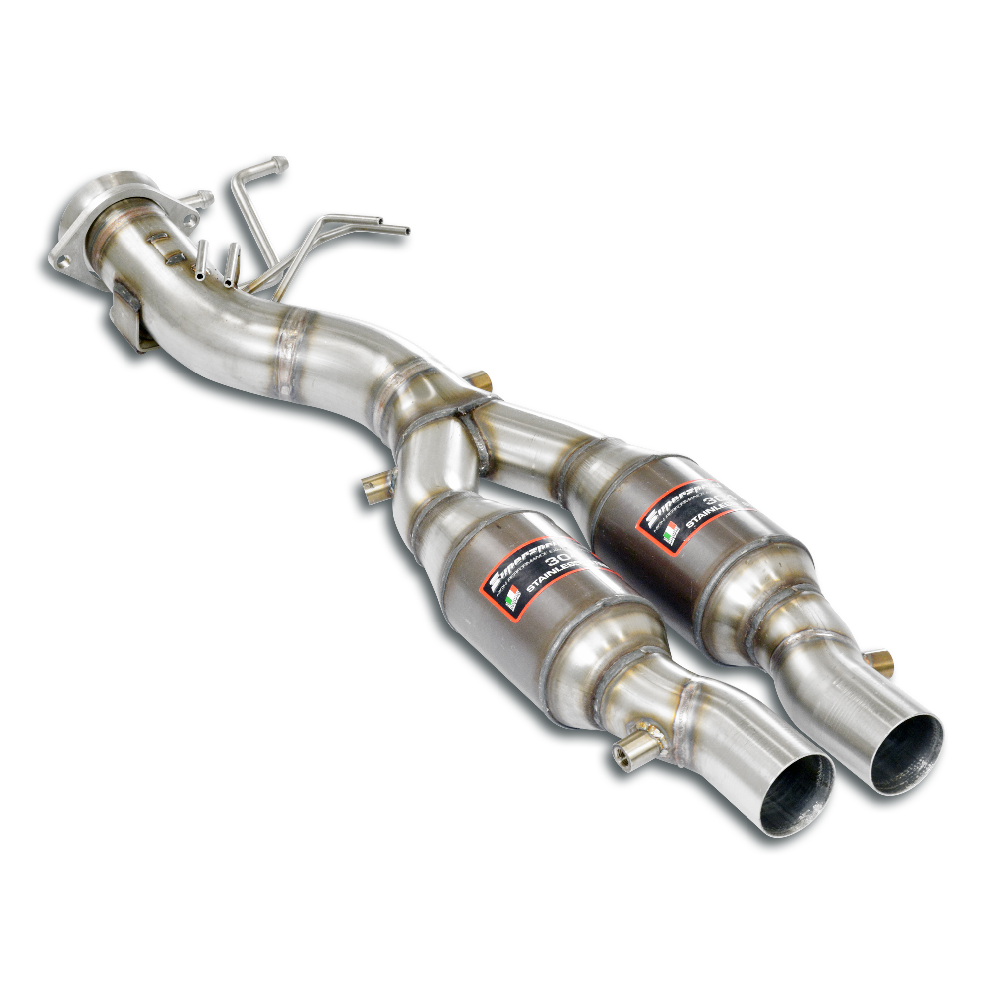 Y-Pipe with metallic catalytic right - left (Deletes GPF)