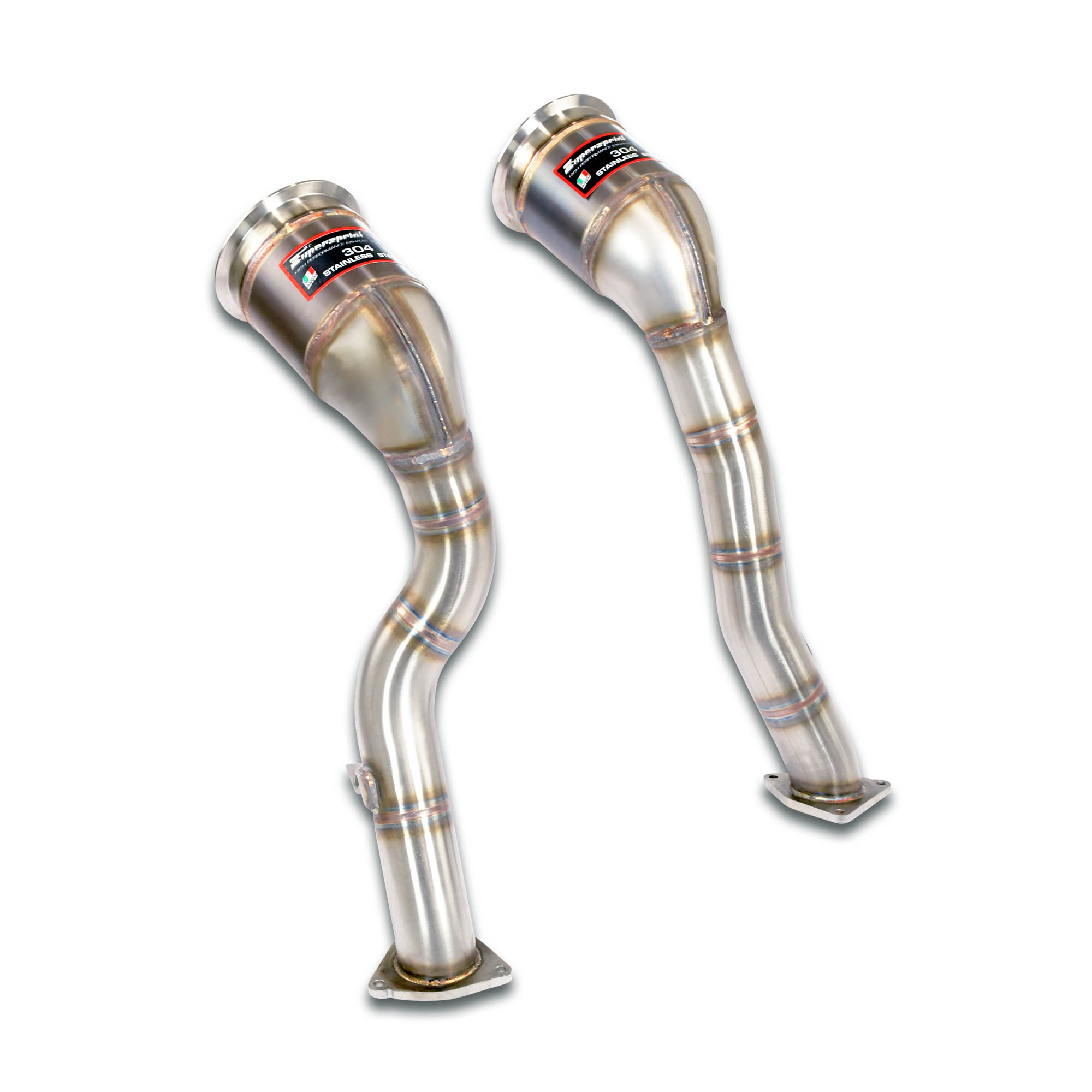 Downpipe Rechts - Links mit Metalkatalysator (Left / Right Hand Drive)