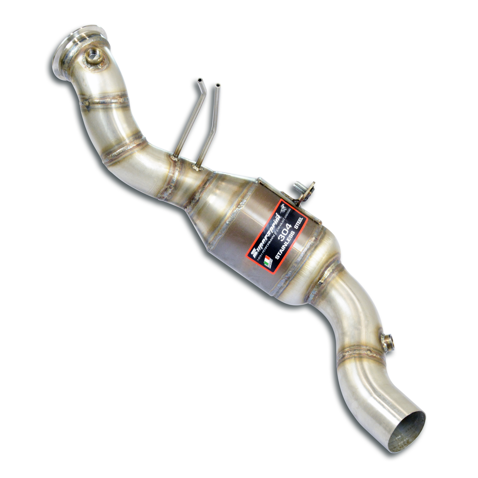 Downpipe Left + Metallic catalytic