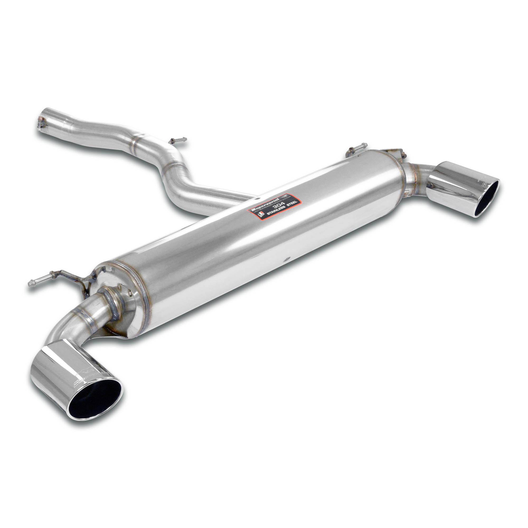 Rear exhaust Right O100 - Left O100 with valve