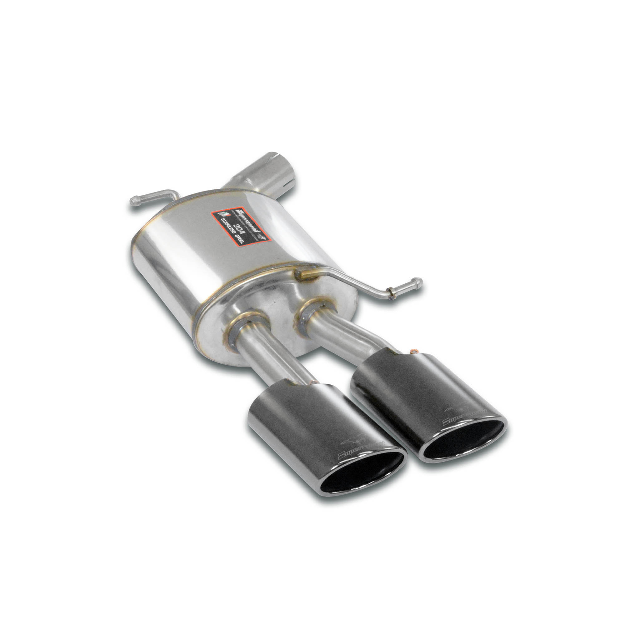 Rear exhaust Left 120x80 BLACK
