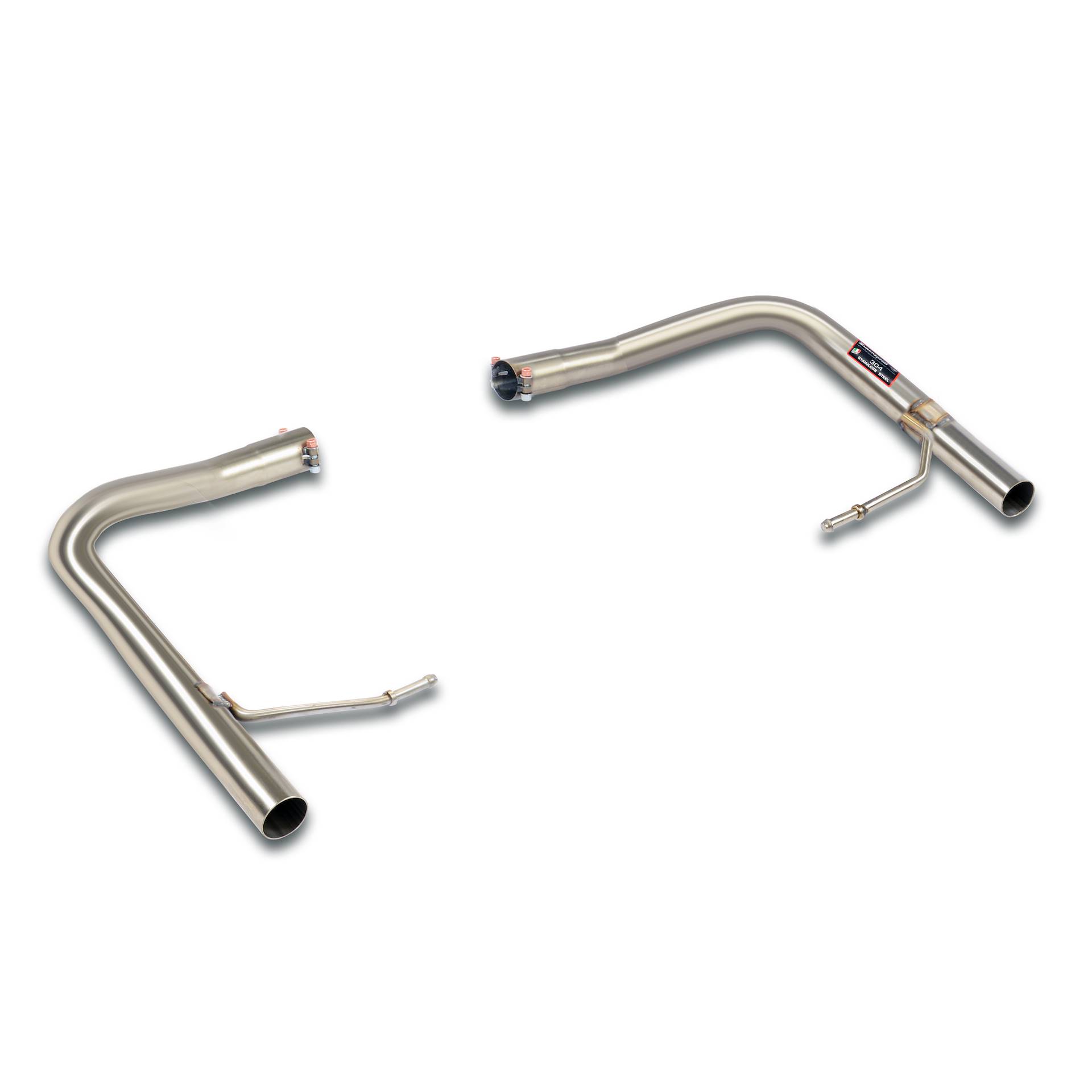 Rear pipe kit Right - Left (Muffler delete)