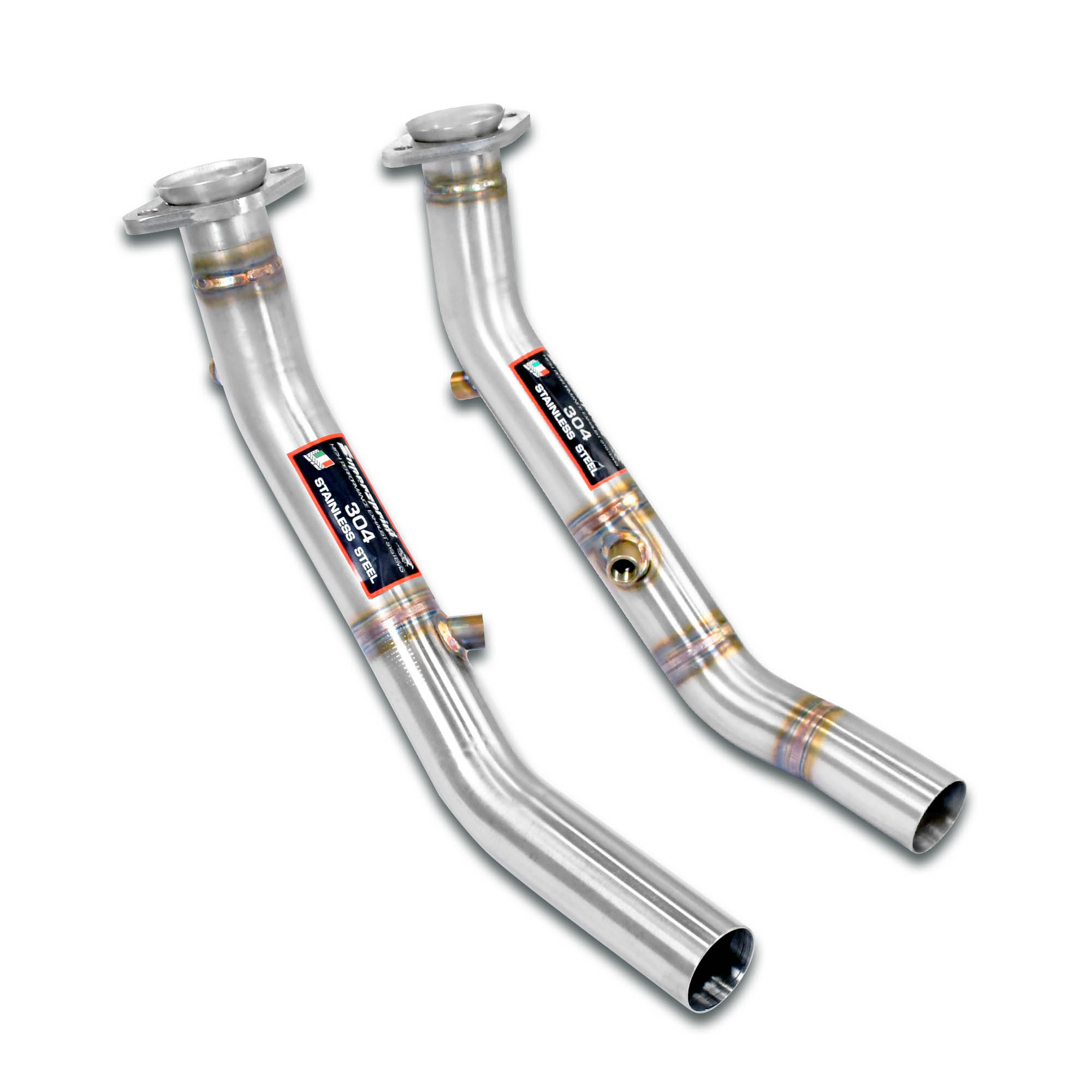 Downpipe kit Right - Left (Deletes the catalytic) 