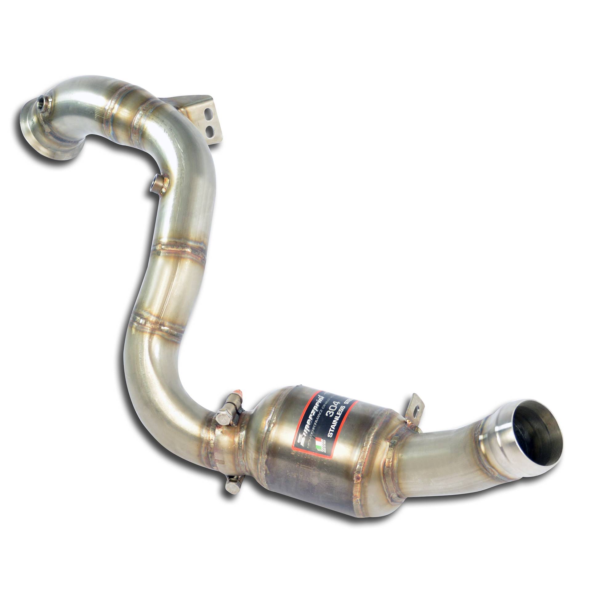 Downpipe Left + Metallic catalytic converter Deletes the primary catalytic + GPF (RHD - LHD)