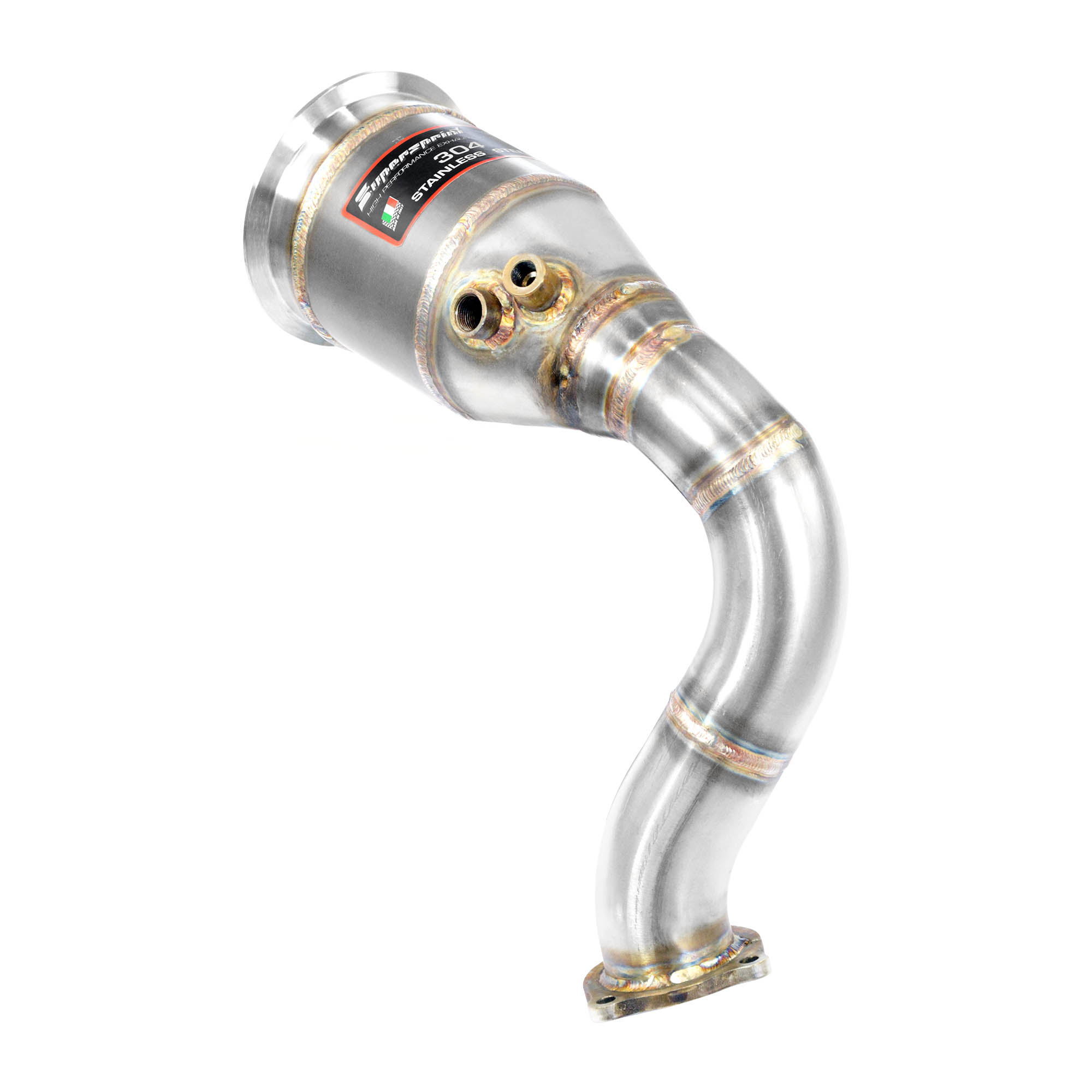 Downpipe Destro + catalizzatore metallico 