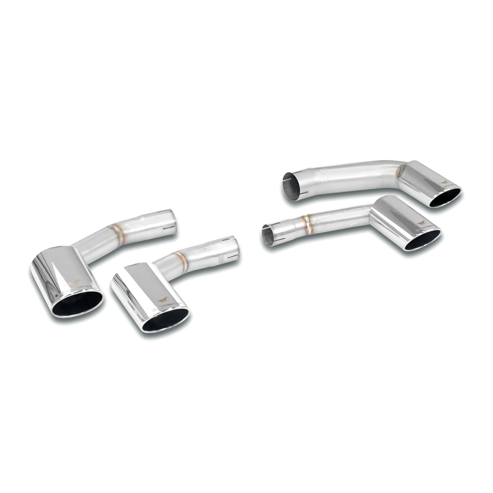 Endpipe kit Right + Left 100x75 