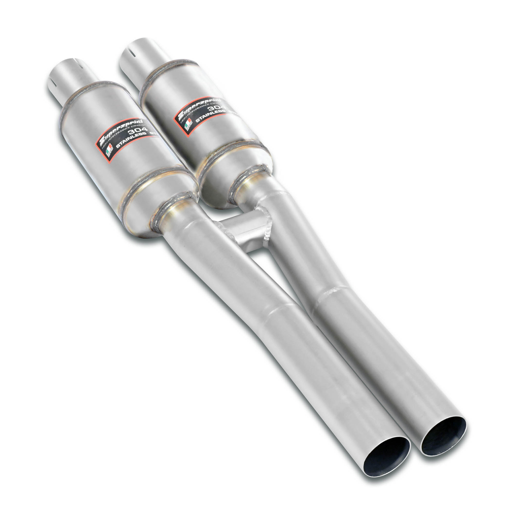 Front exhaust (Deletes the secondary catalytics) 