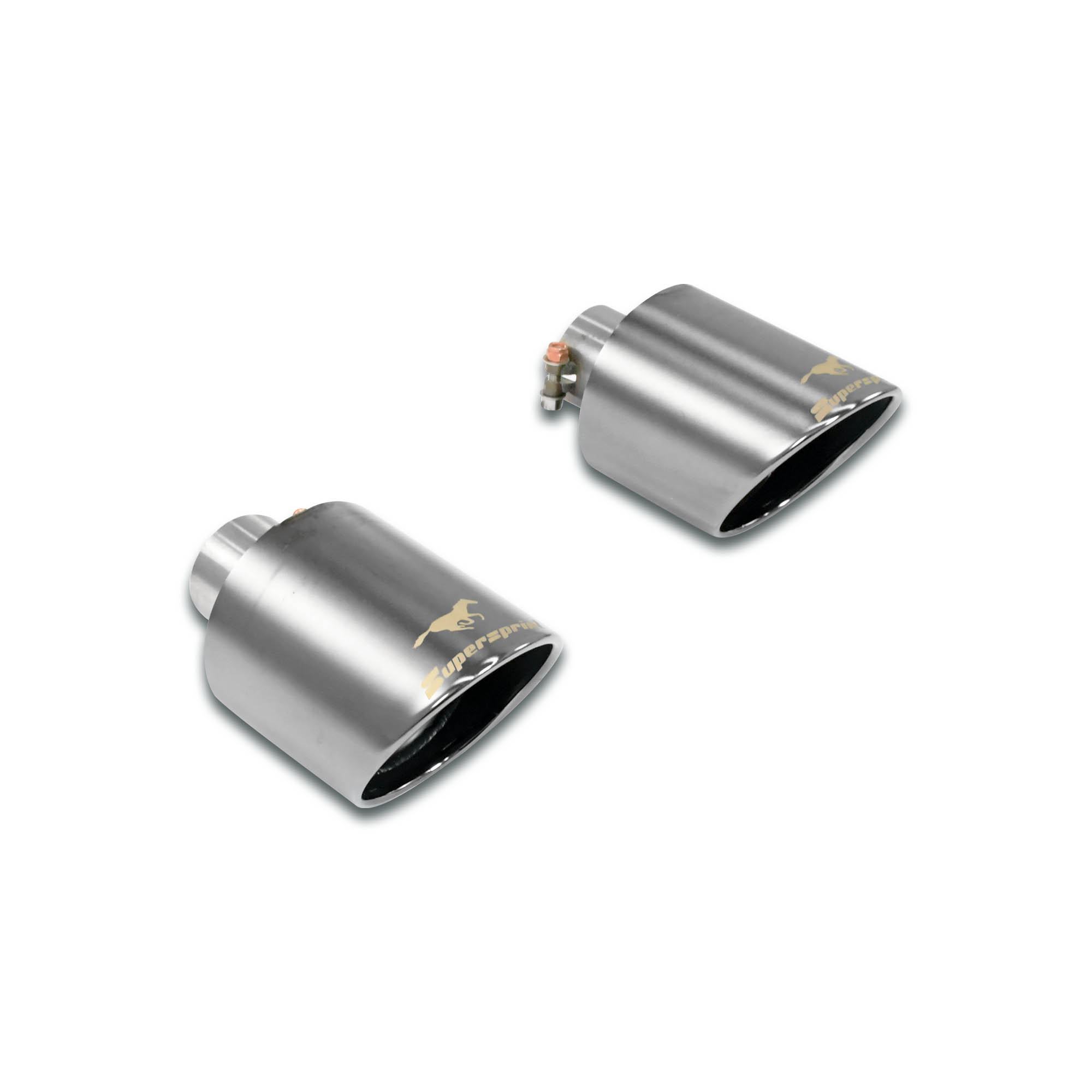 Endrohrsatz Rechts - Links Gun Metal Grey O 120