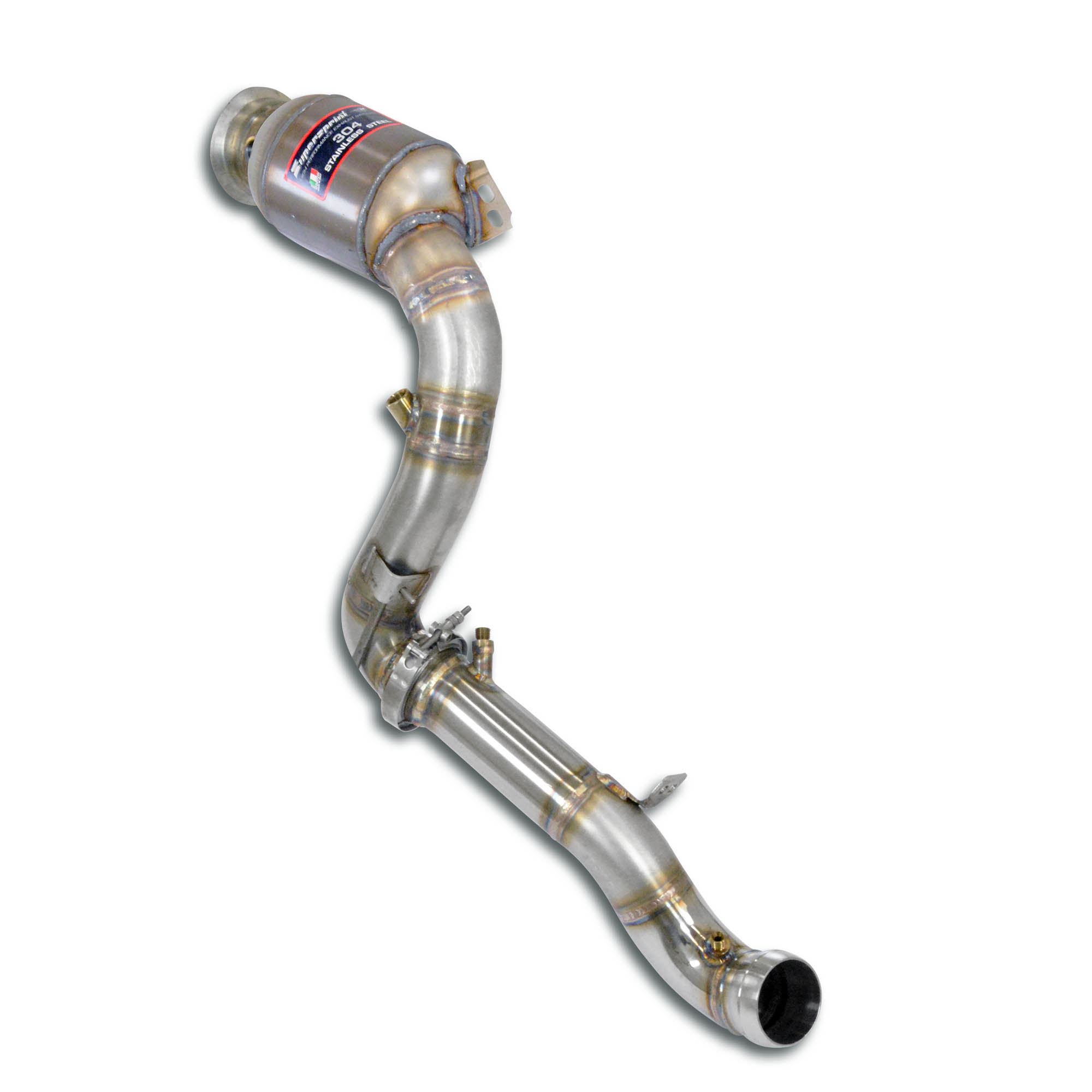 Downpipe Left + Metallic pre-catalytic converter Deletes the secondary catalytic + GPF 